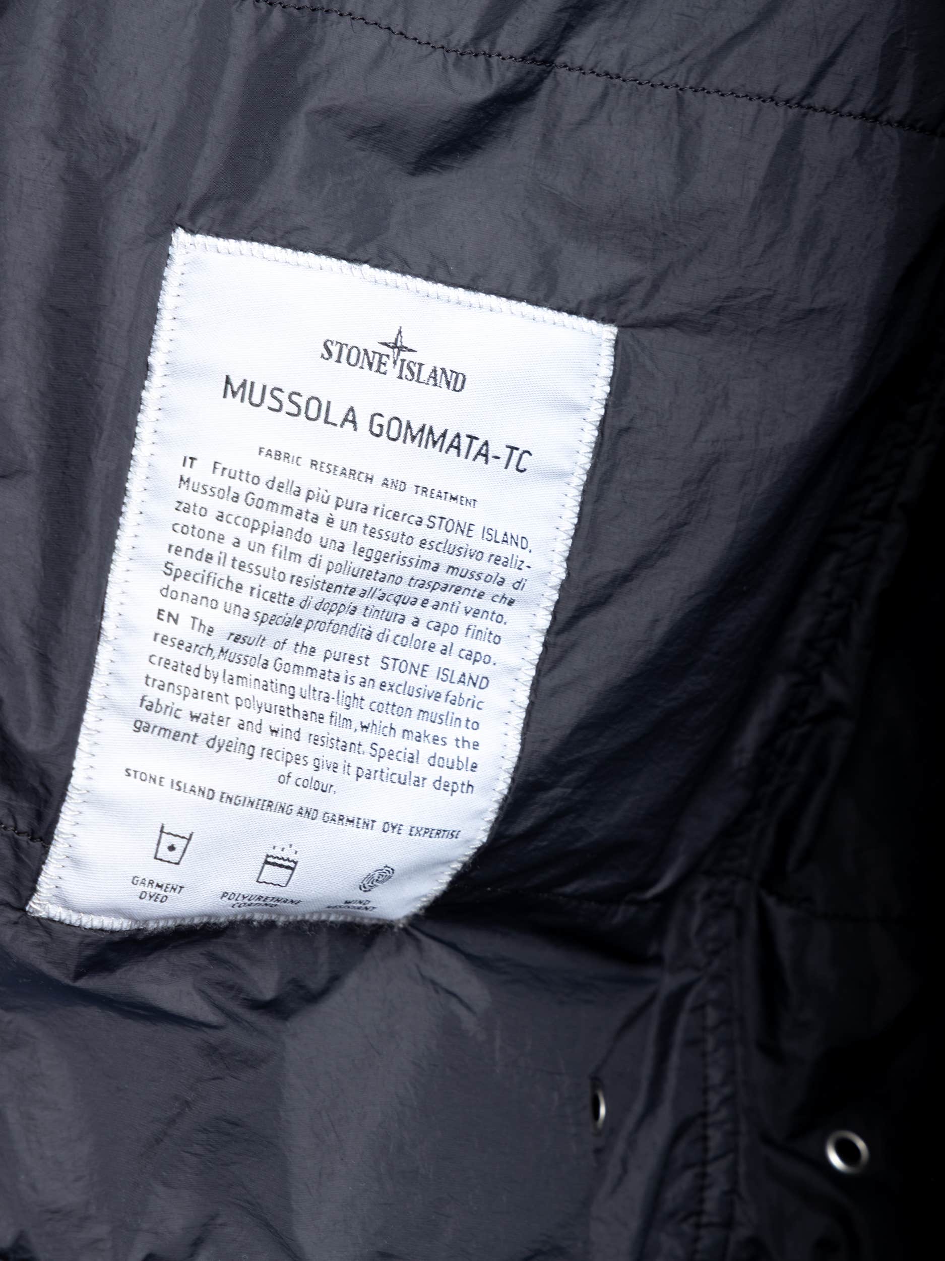 Mussola Gommata Black Jacket