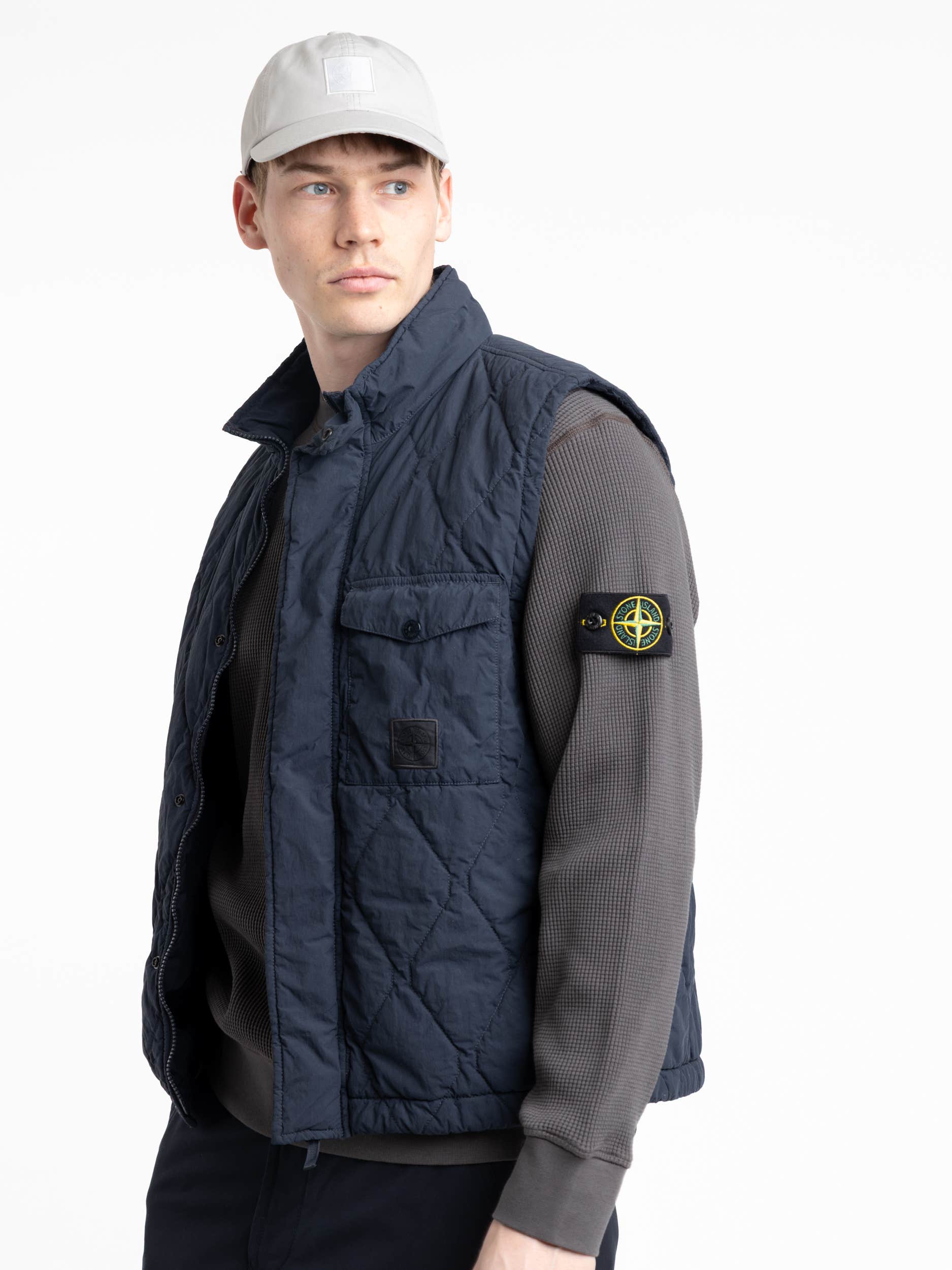 Padded Ghost Nylon Vest
