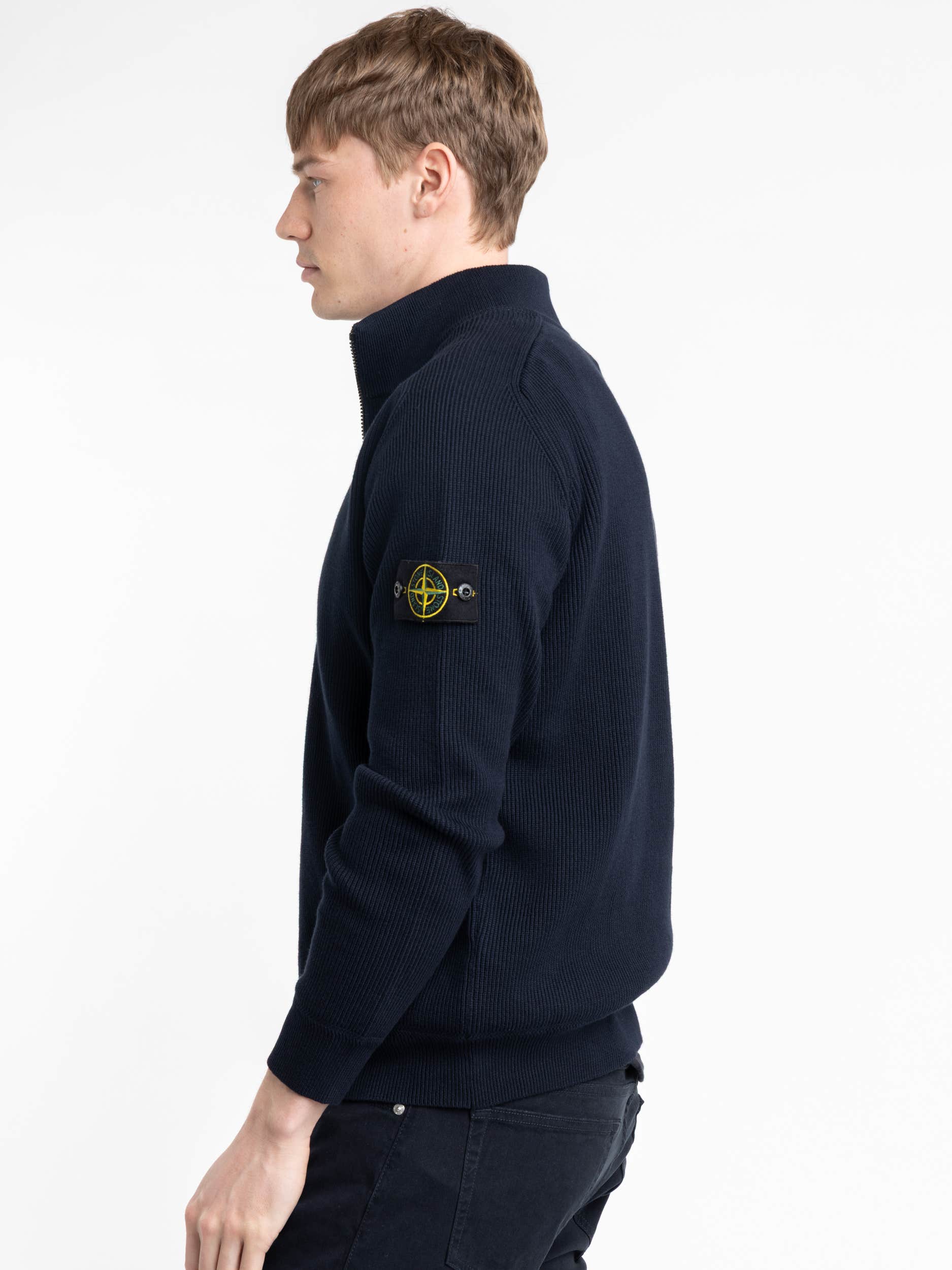 Quarter Zip Polo Sweater