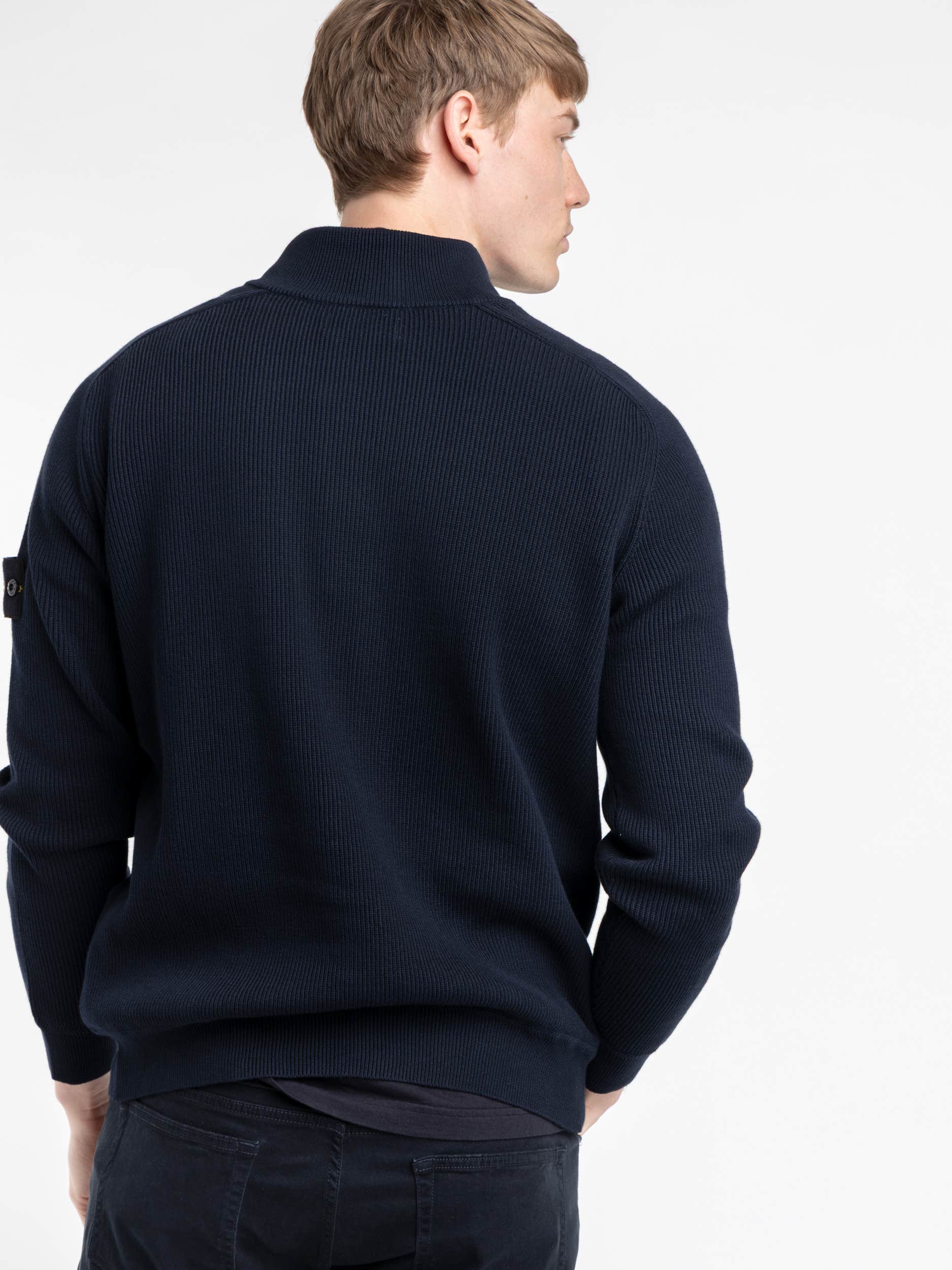 Quarter Zip Polo Sweater