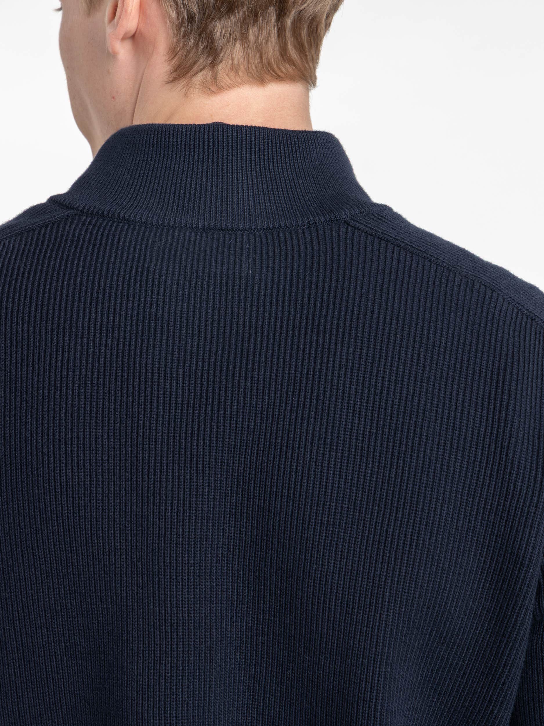 Quarter Zip Polo Sweater