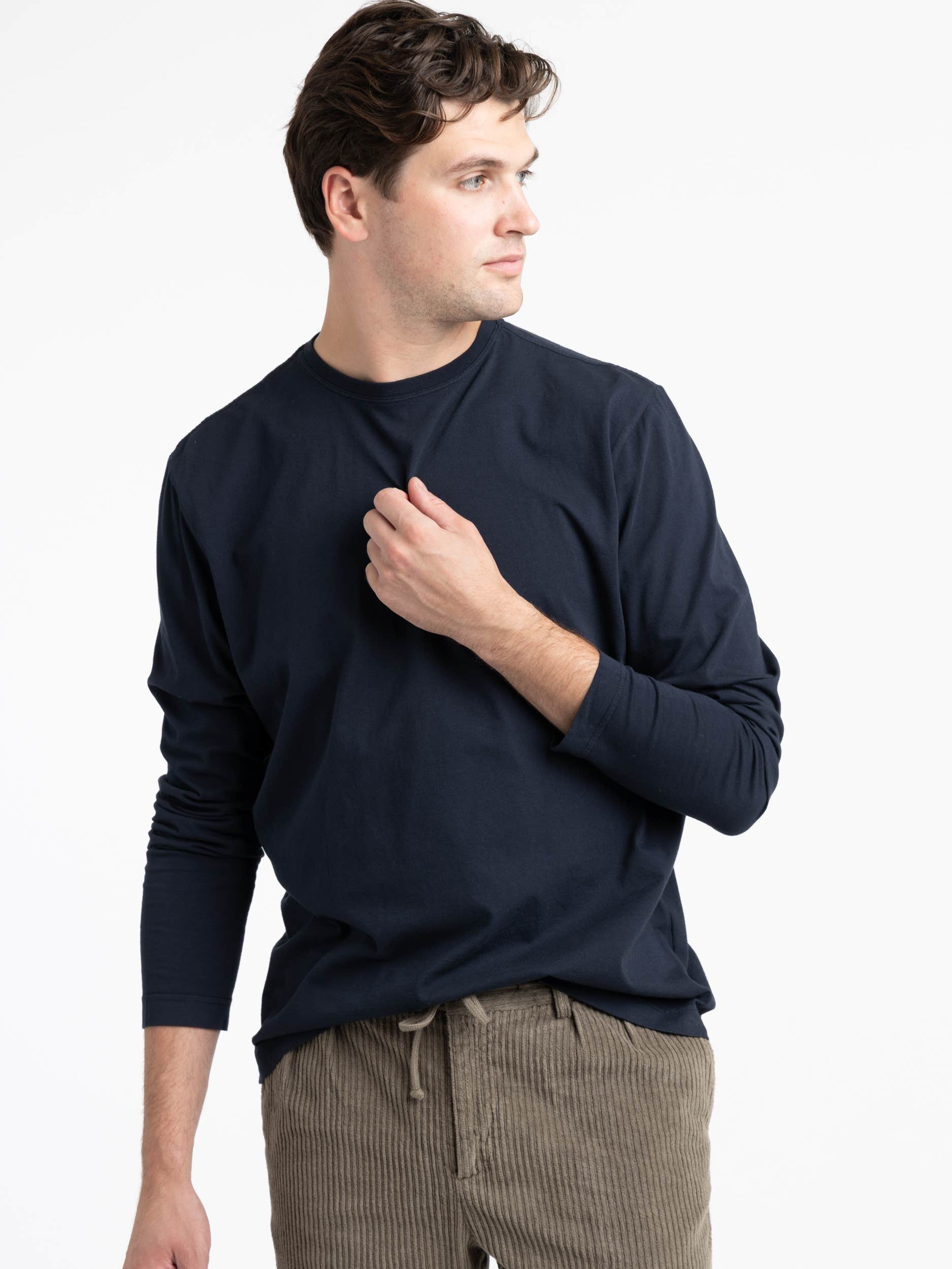 Dark Navy Cotton Shirt