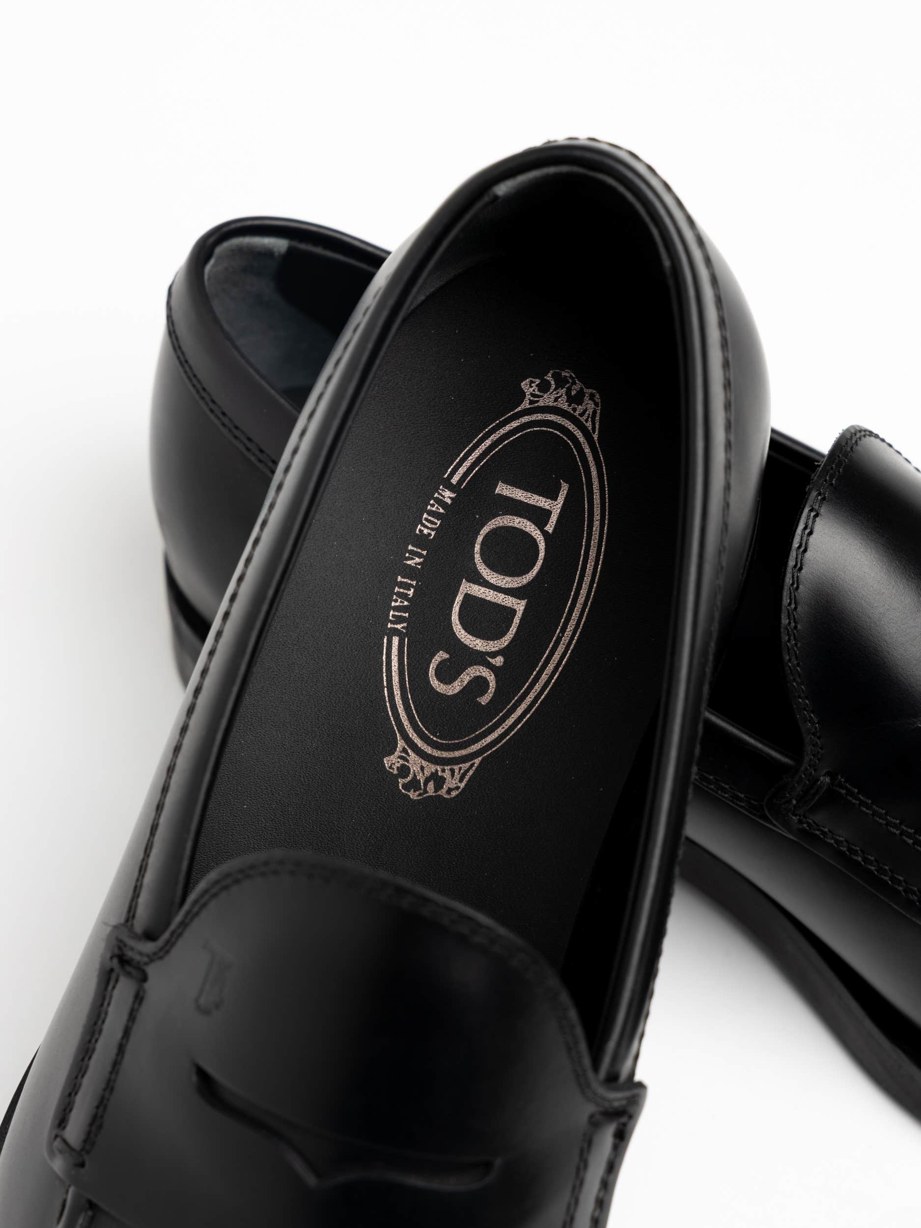 Black Leather Loafer