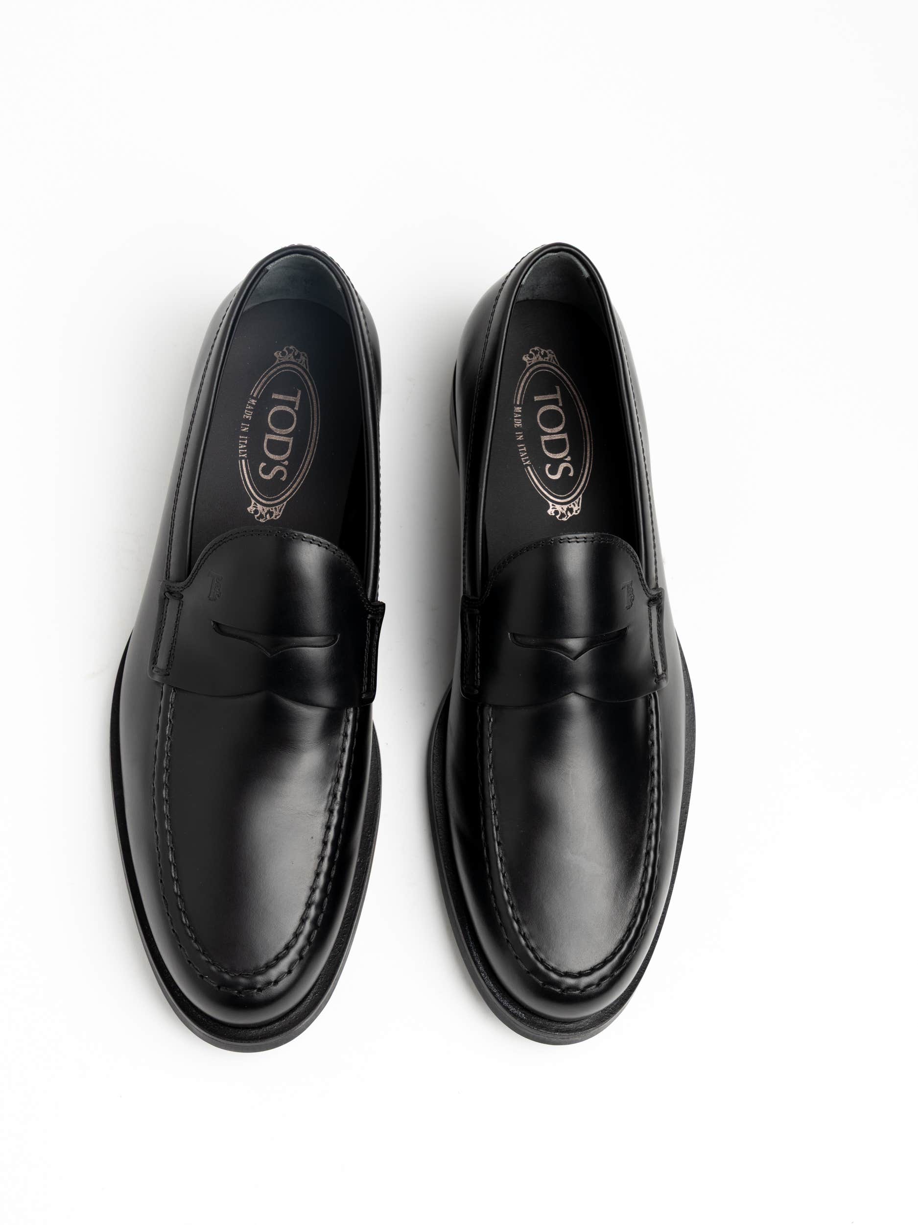 Black Leather Loafer