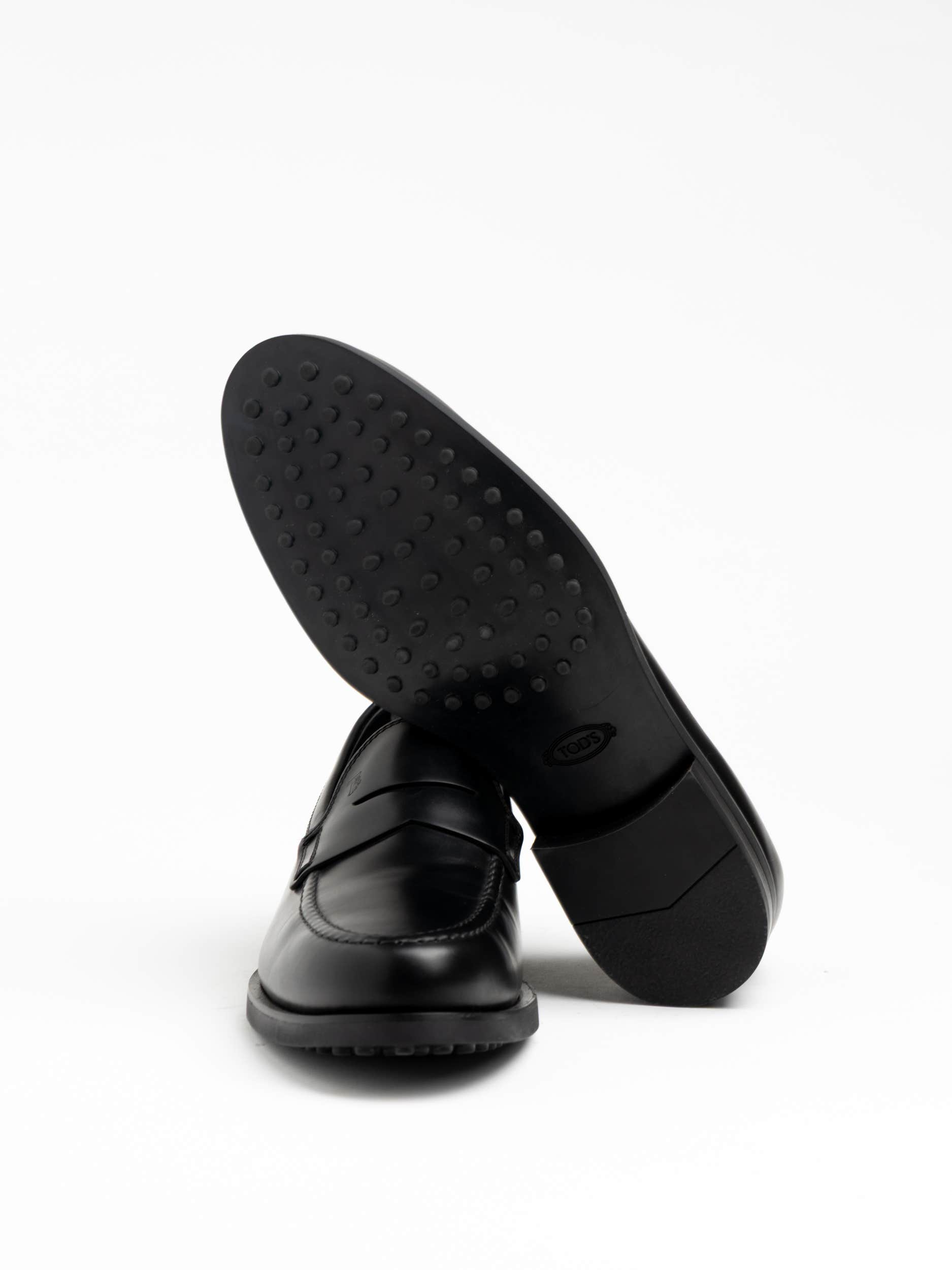 Black Leather Loafer