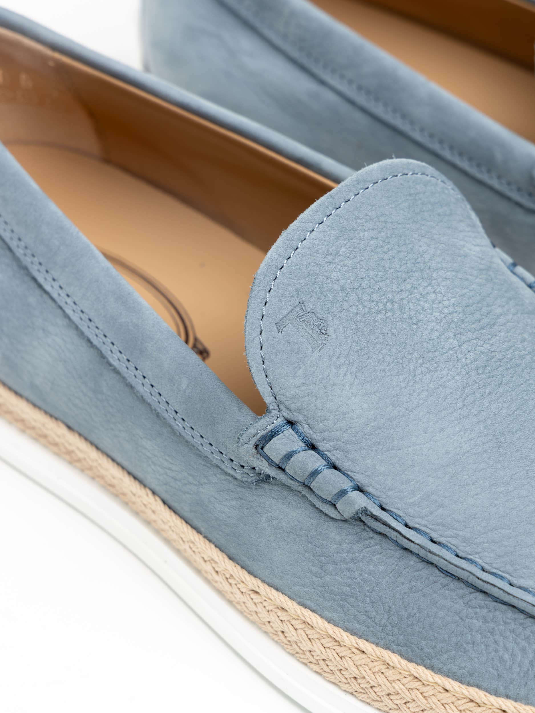 Blue Nubuck Slip-On