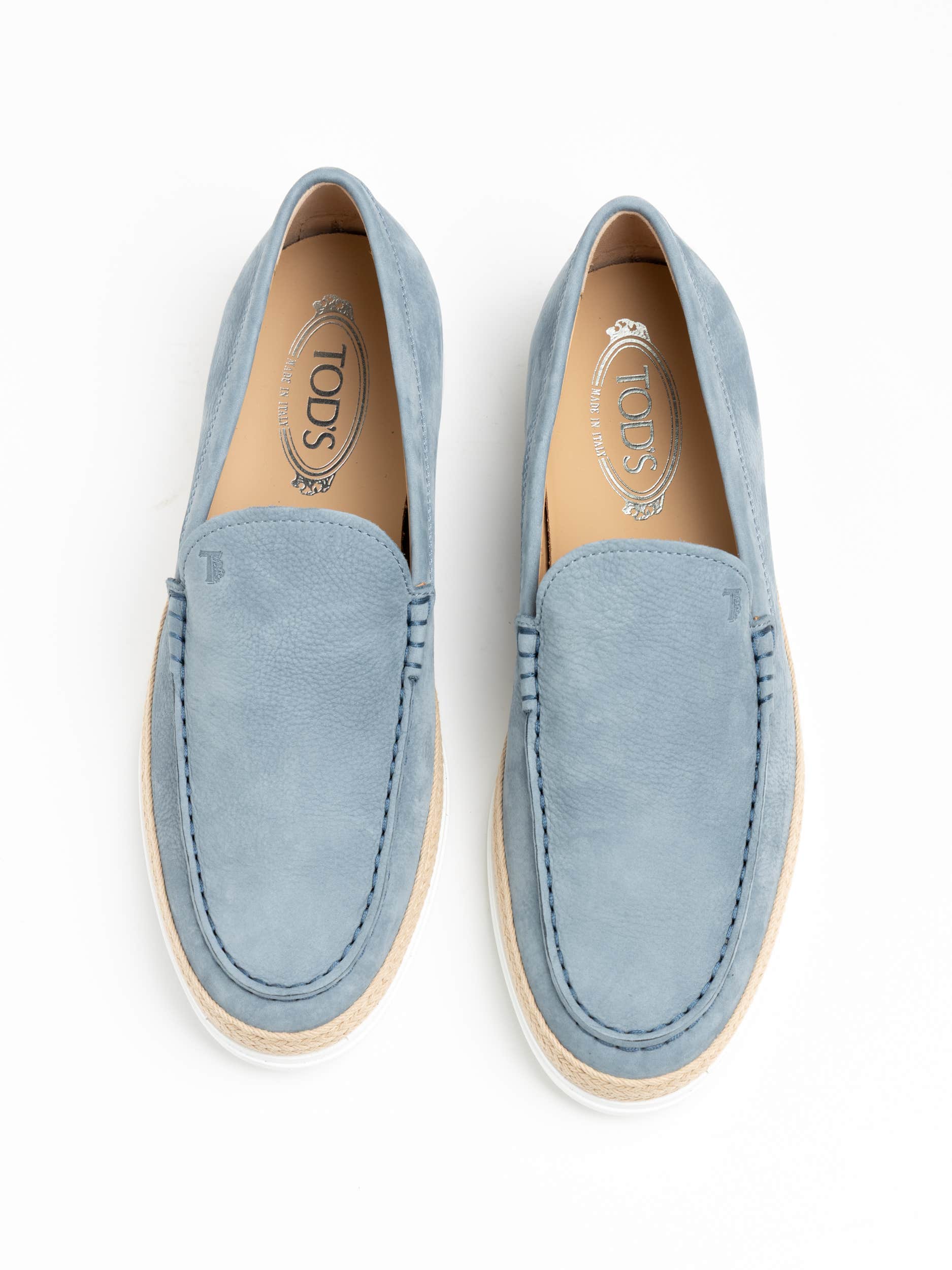 Blue Nubuck Slip-On