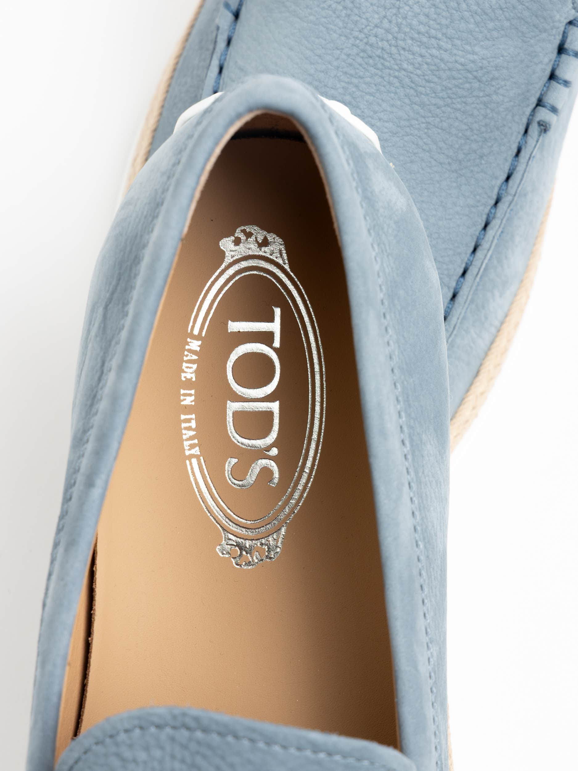 Blue Nubuck Slip-On