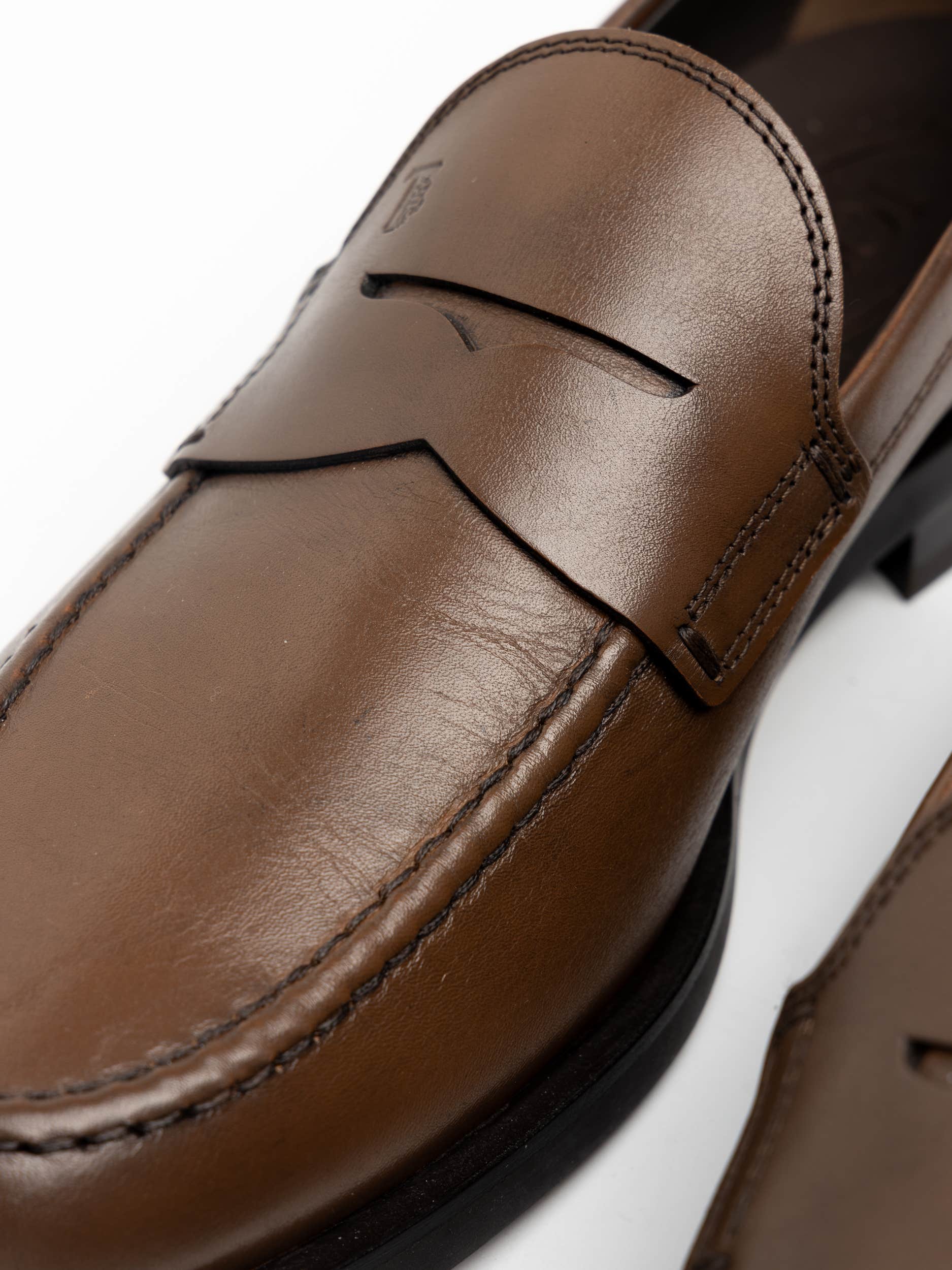 Brown Leather Loafers