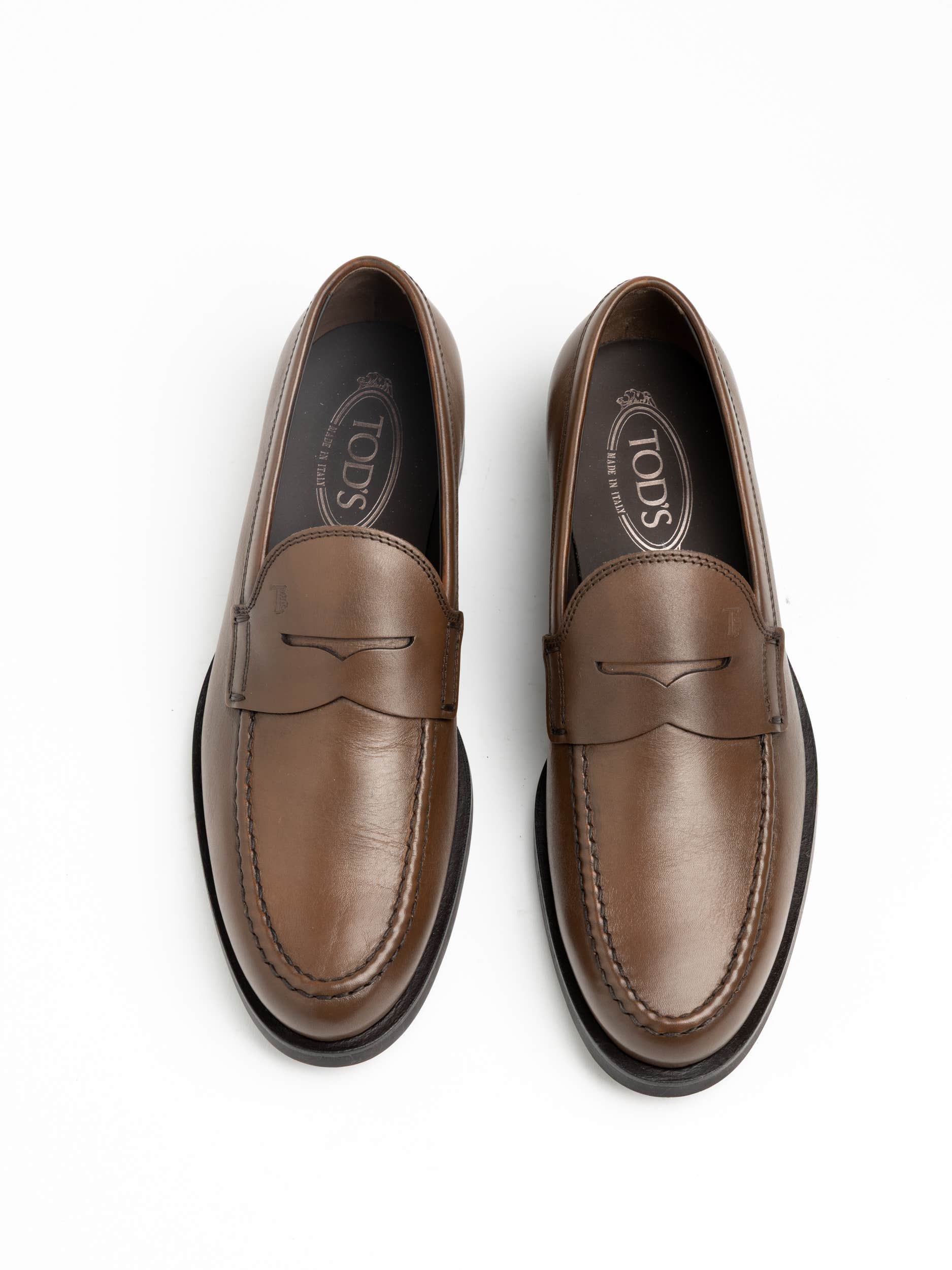 Brown Leather Loafers