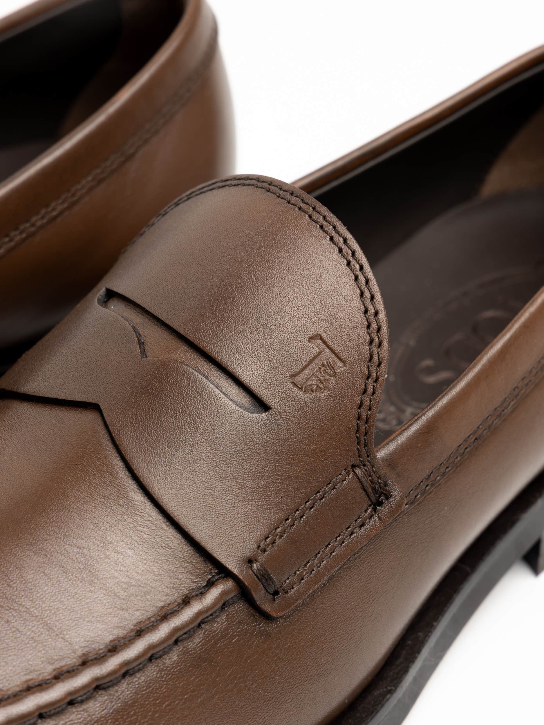 Brown Leather Loafers