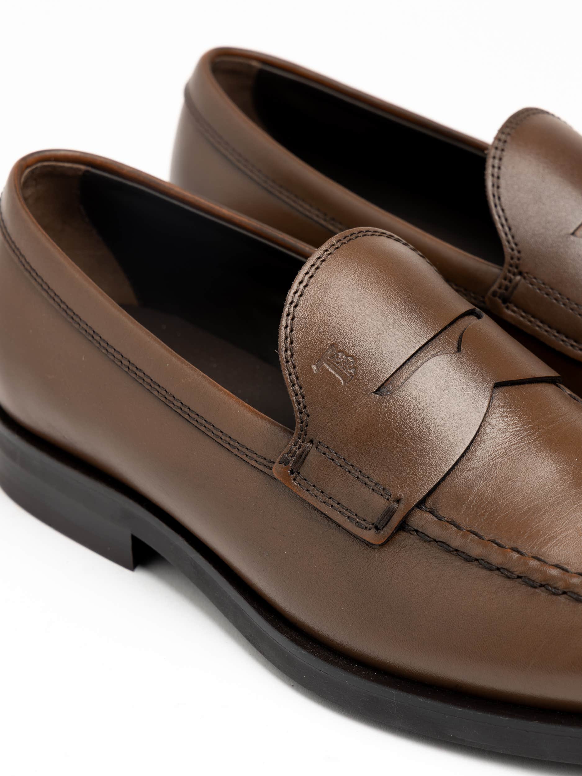 Brown Leather Loafers