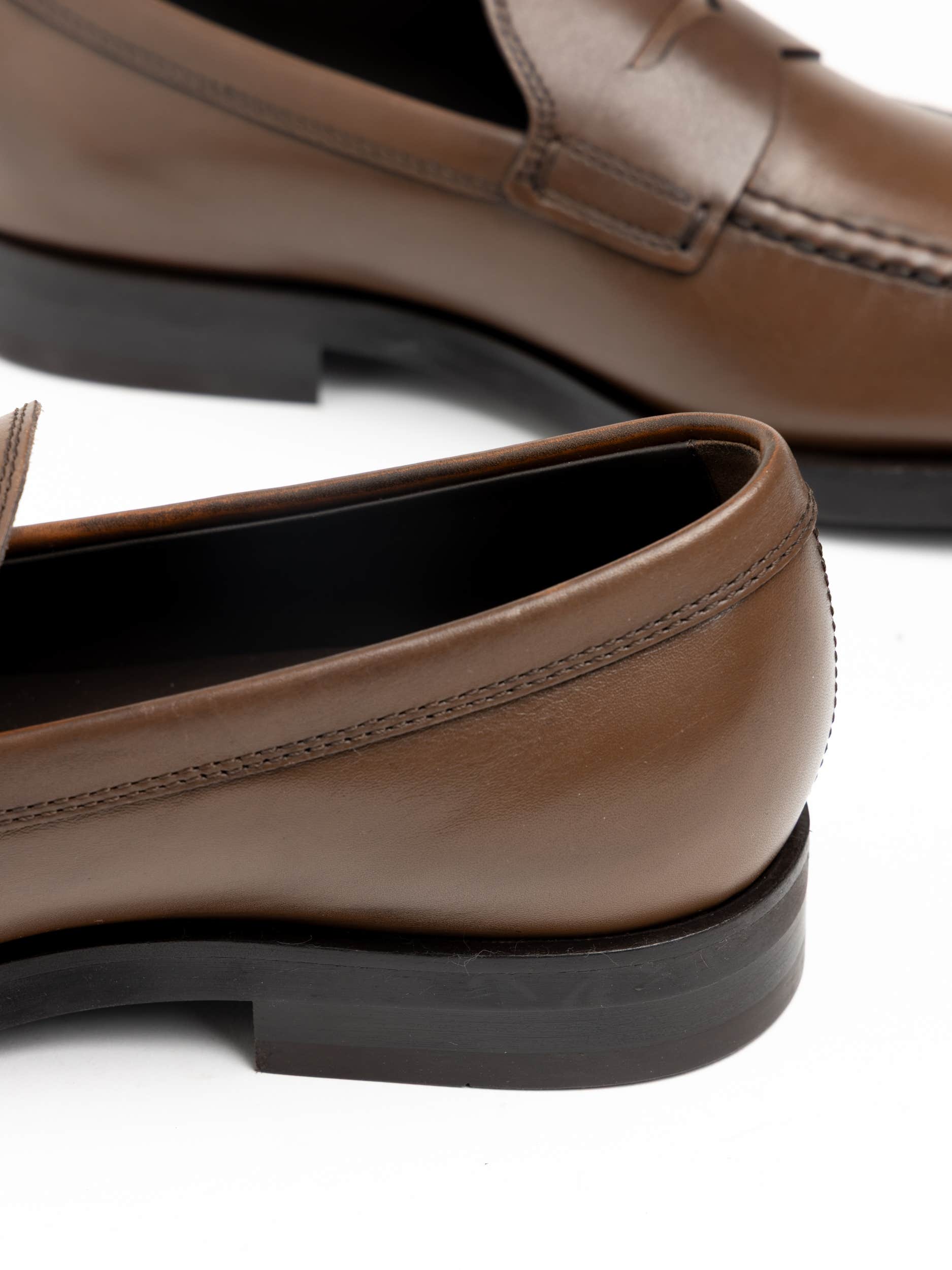 Brown Leather Loafers