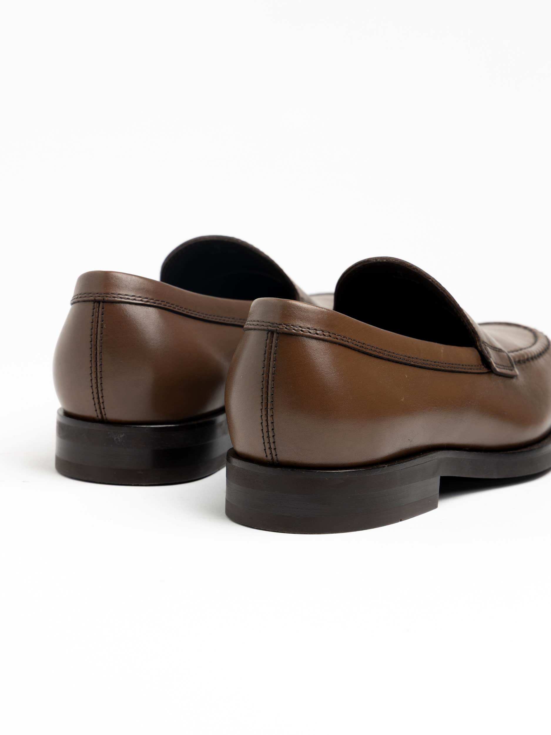 Brown Leather Loafers