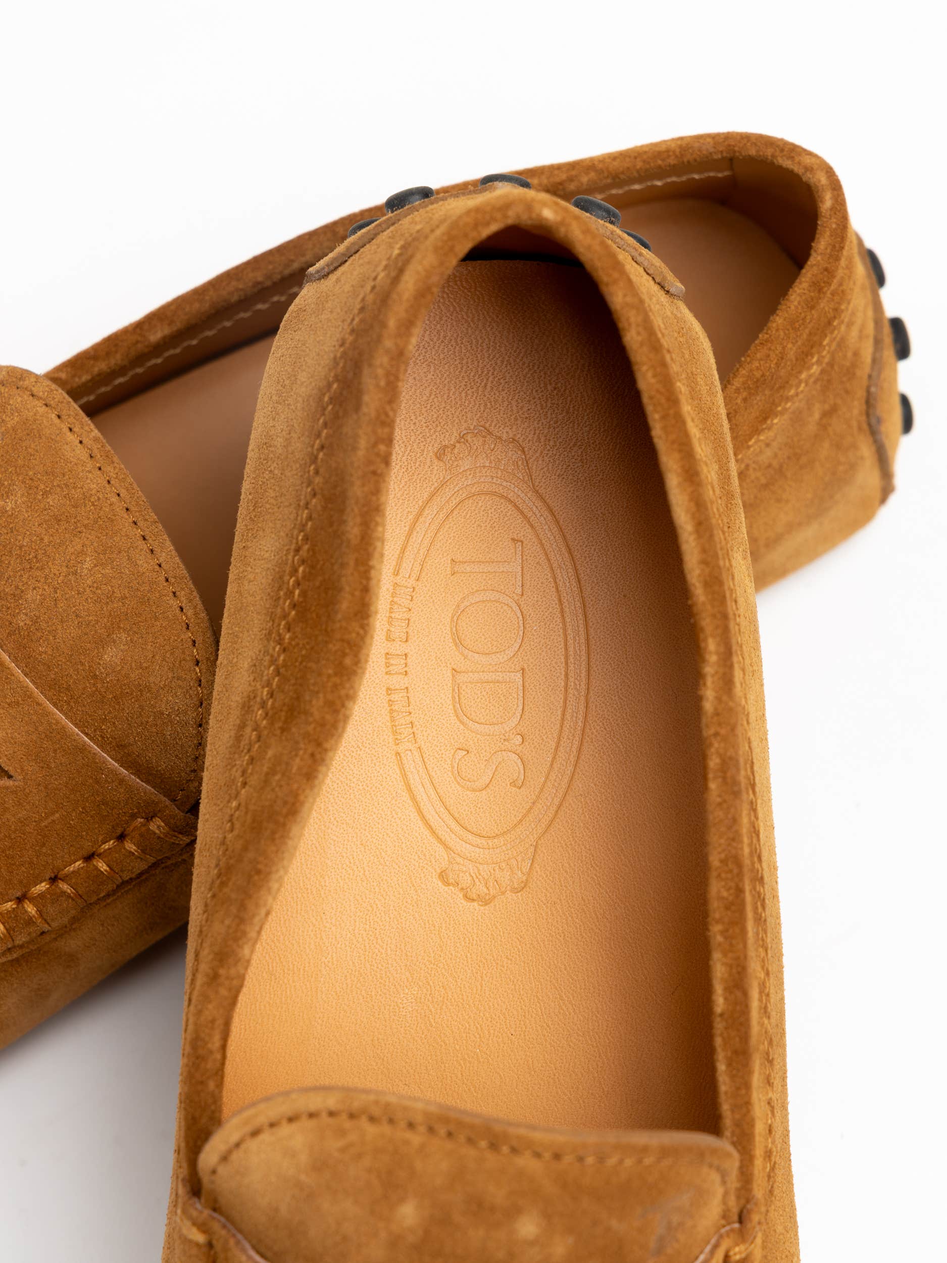 Brown Suede Gommino Driving Shoe