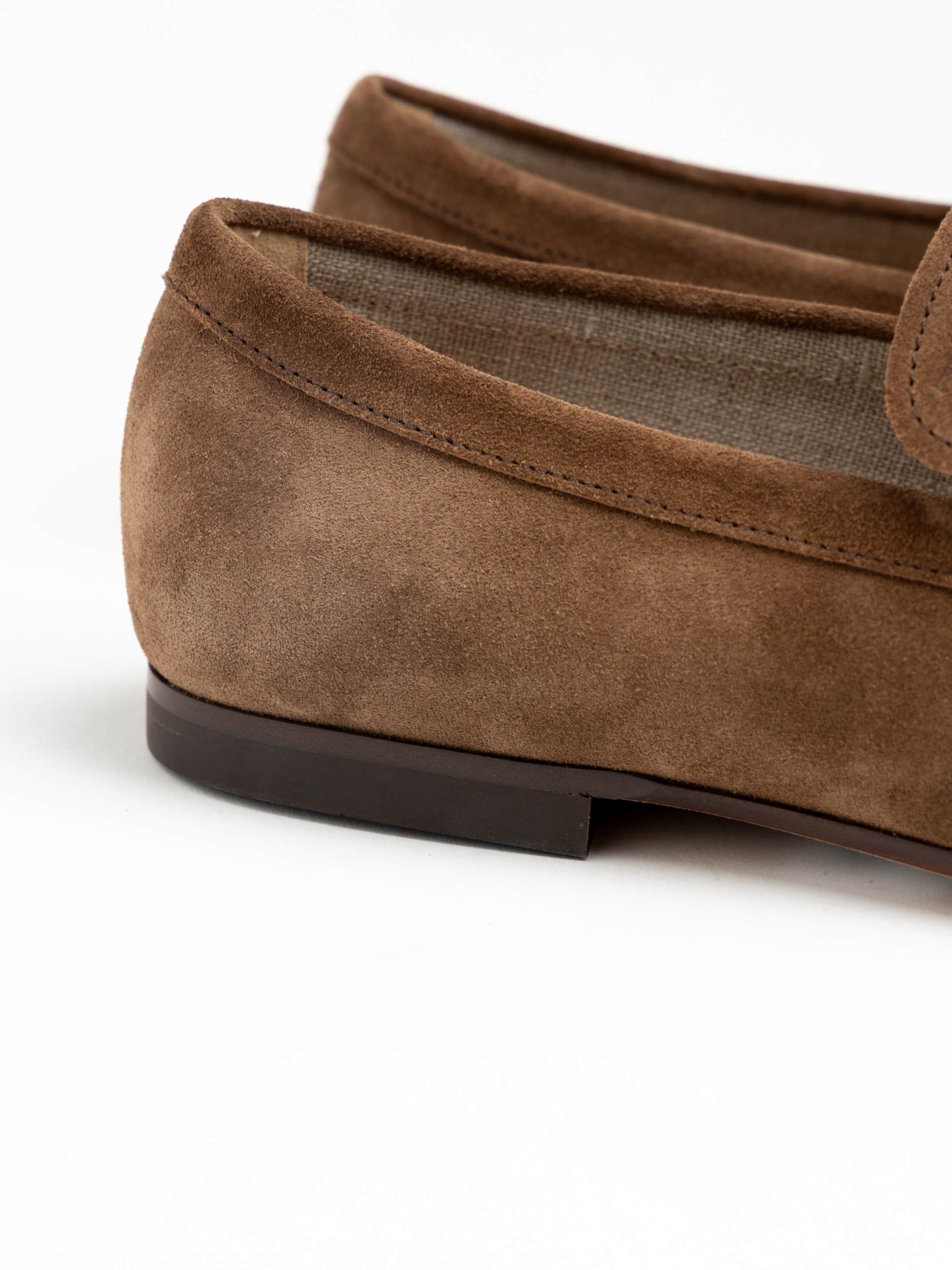 Brown Suede Loafer