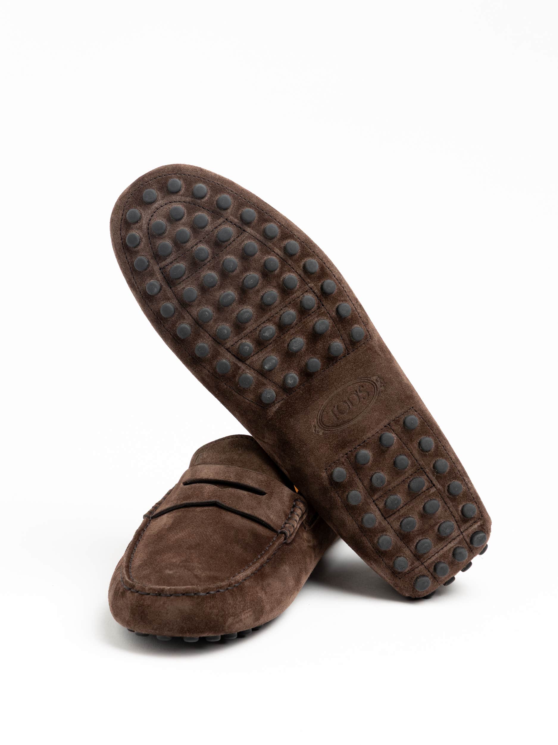 Dark Brown Suede Gommino Driving Shoe