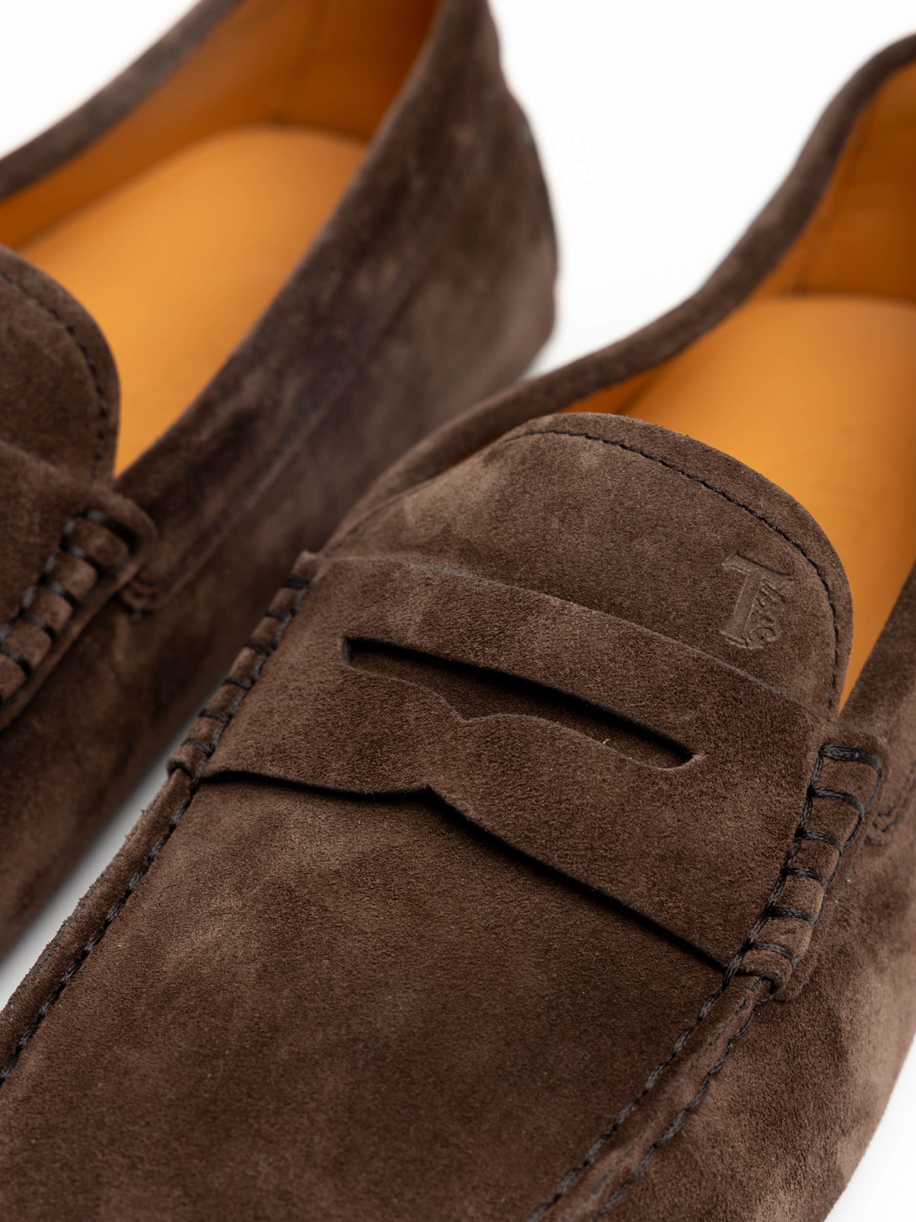Dark Brown Suede Gommino Driving Shoe