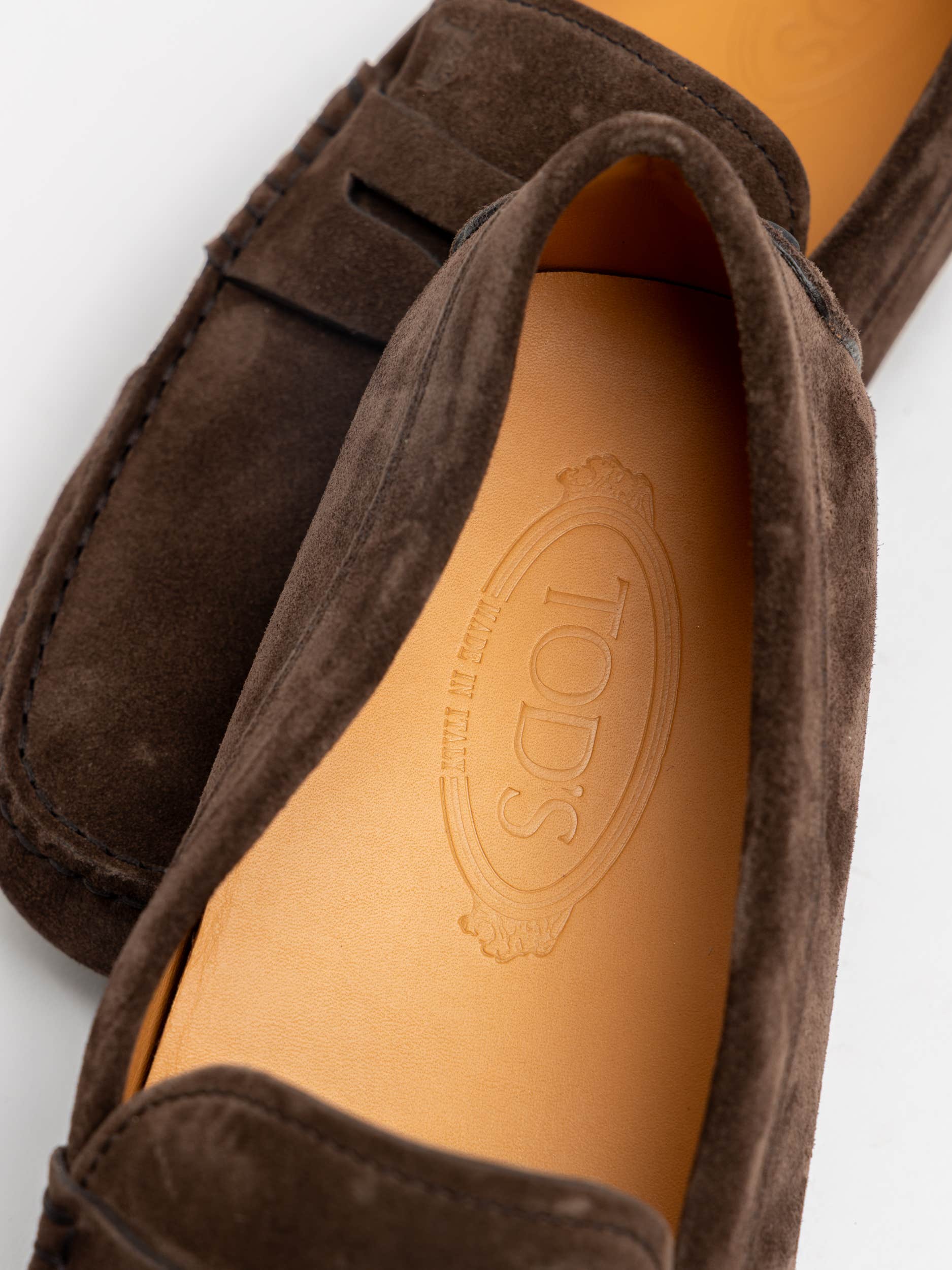 Dark Brown Suede Gommino Driving Shoe