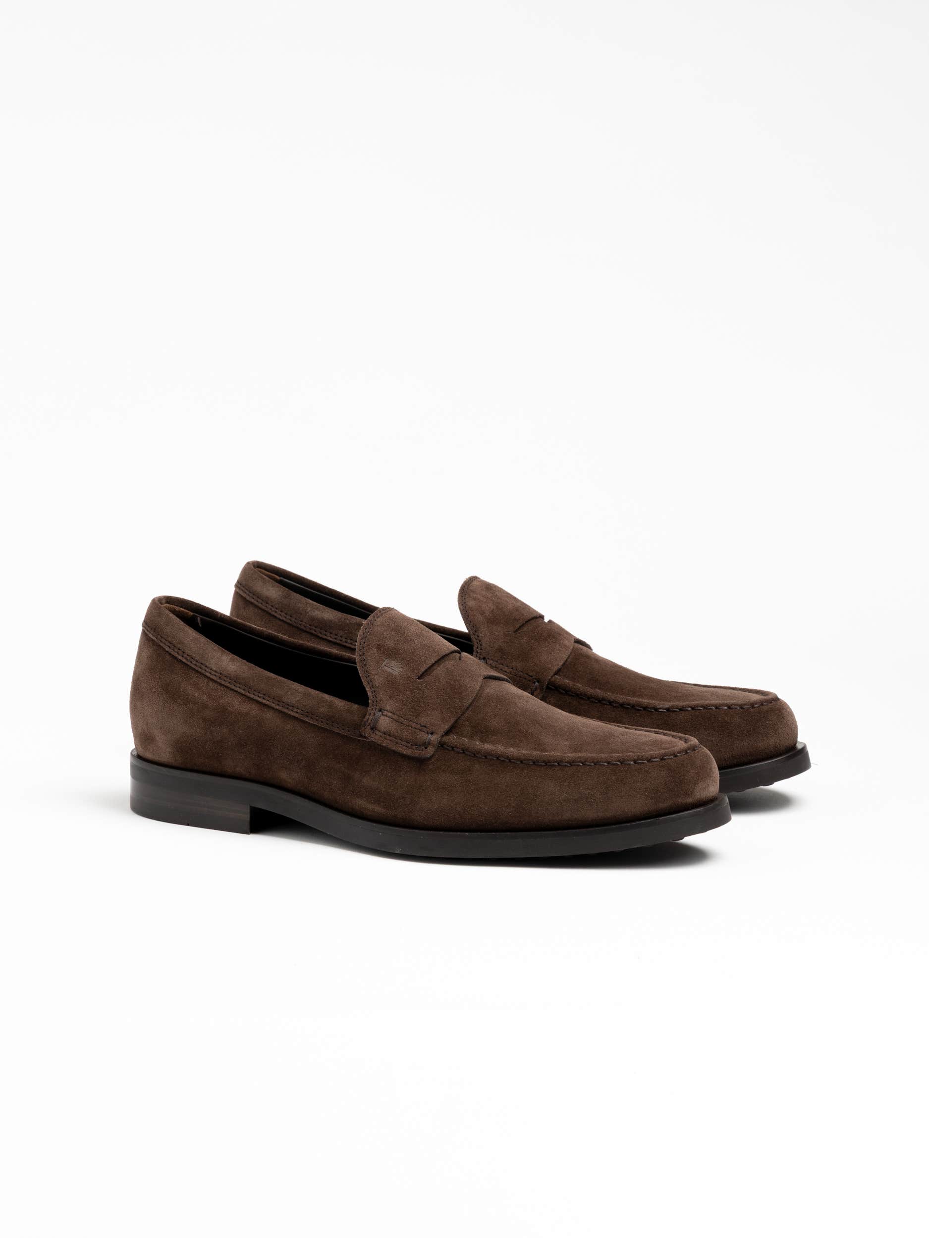 Dark Brown Suede Loafer