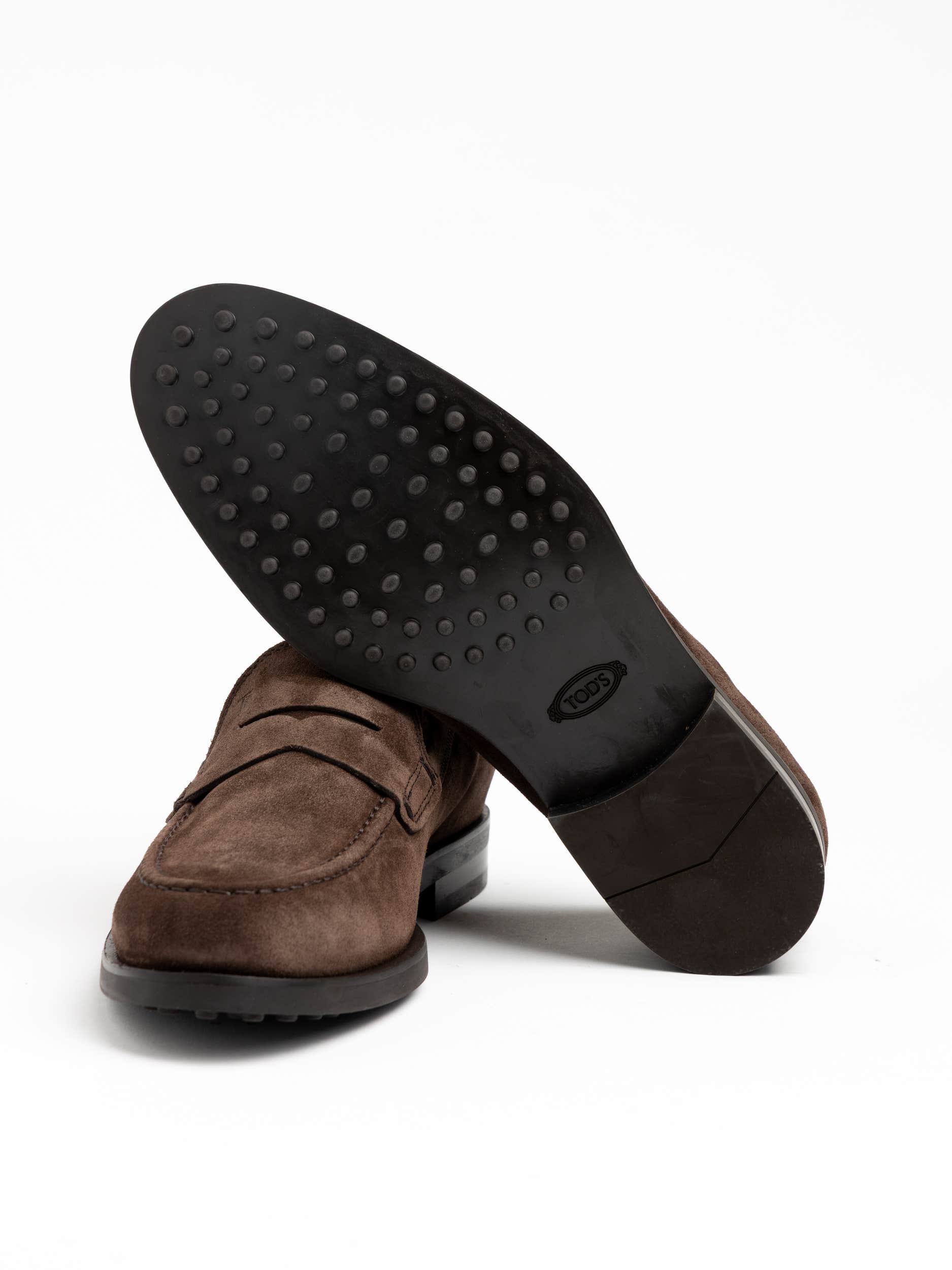 Dark Brown Suede Loafer