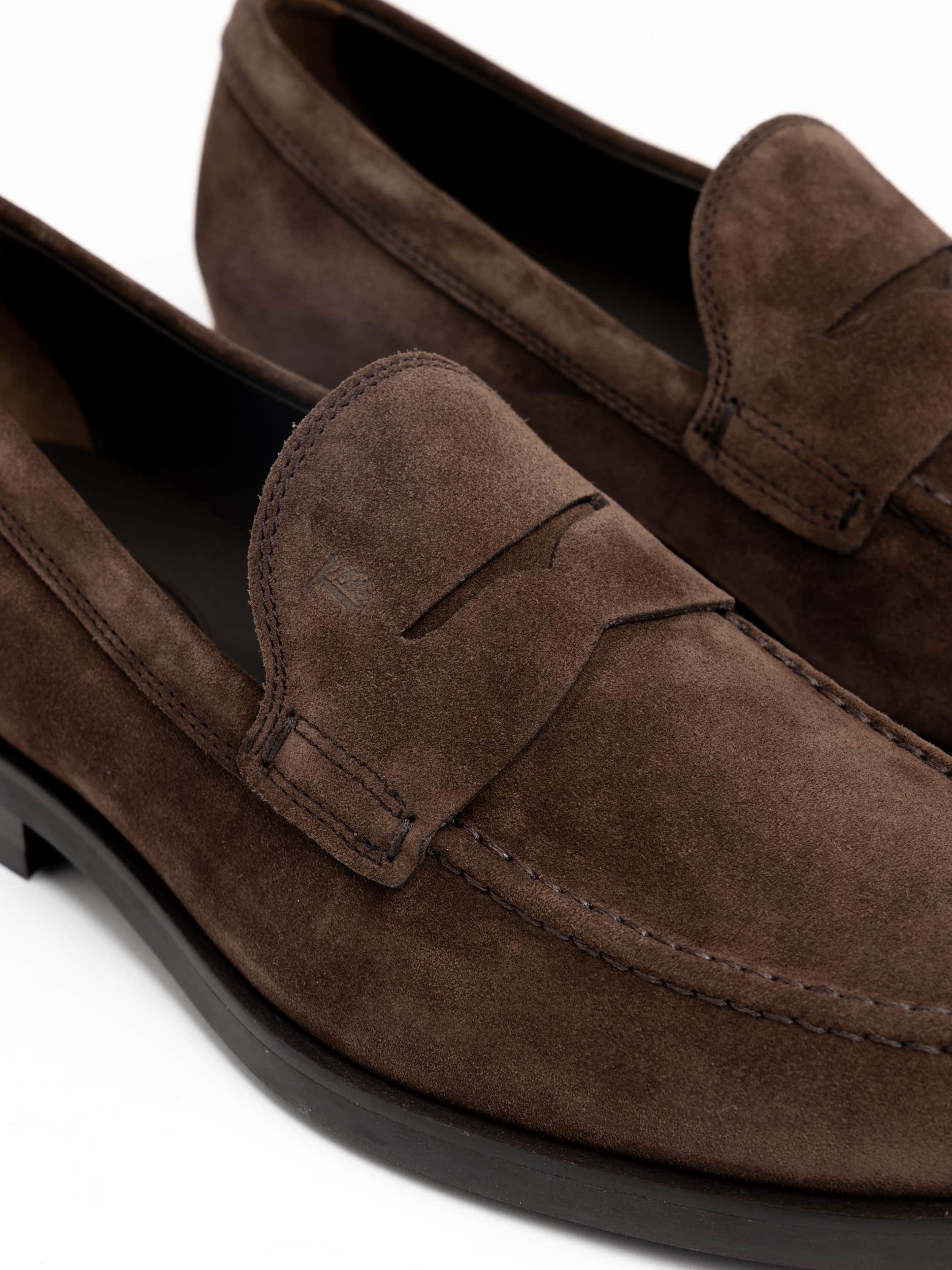 Dark Brown Suede Loafer