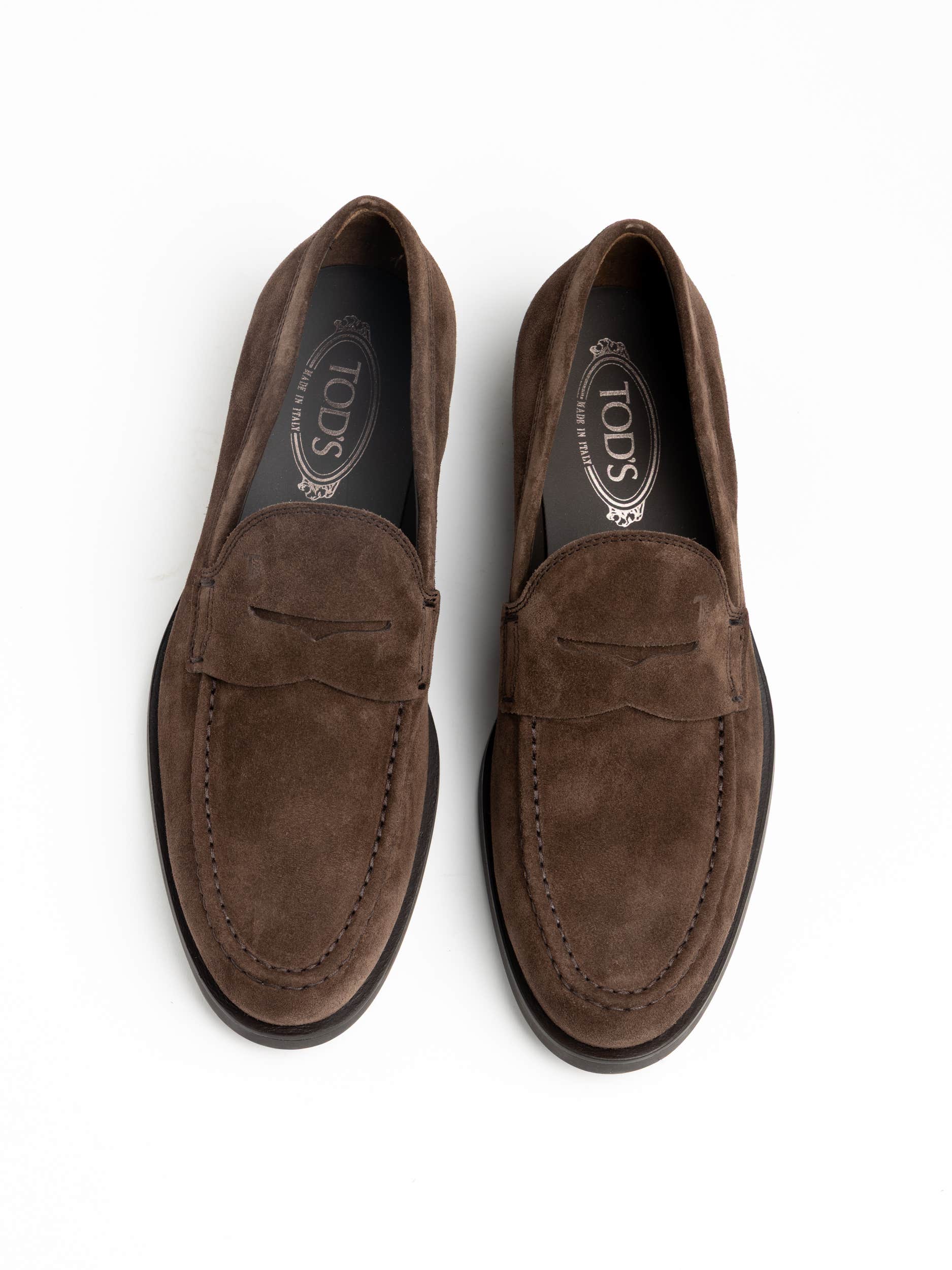 Dark Brown Suede Loafer