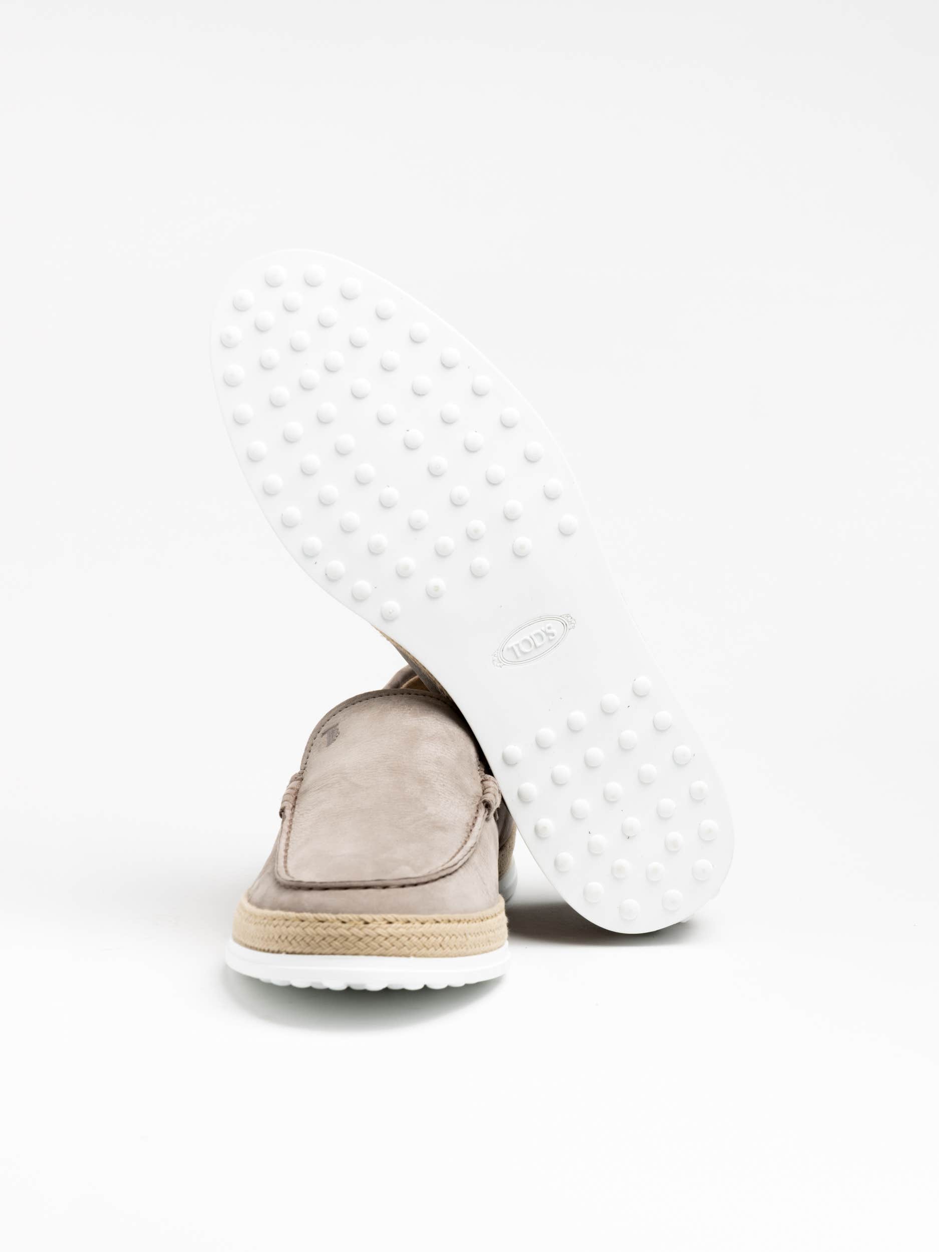 Grey Nubuck Slip-On