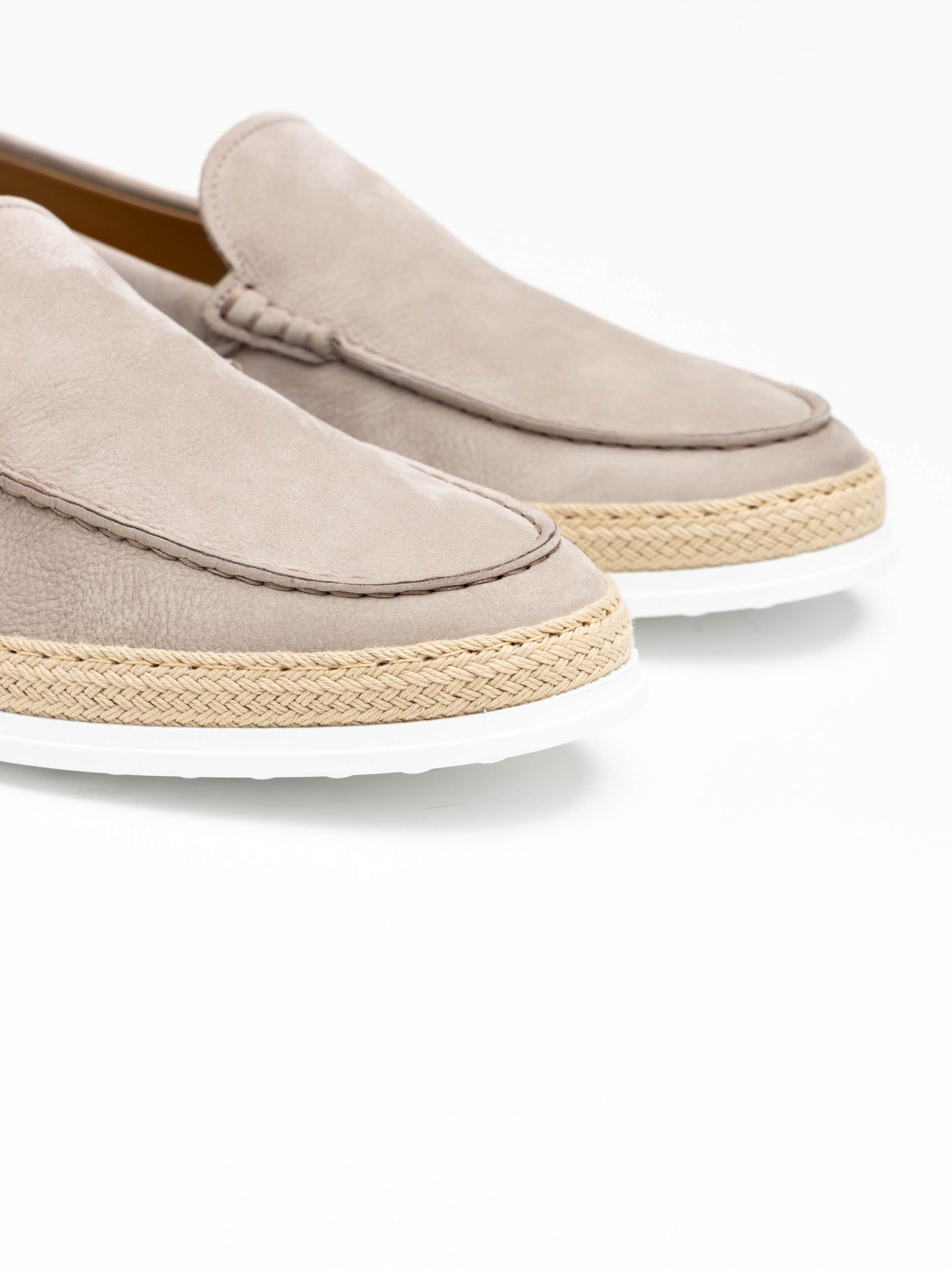 Grey Nubuck Slip-On