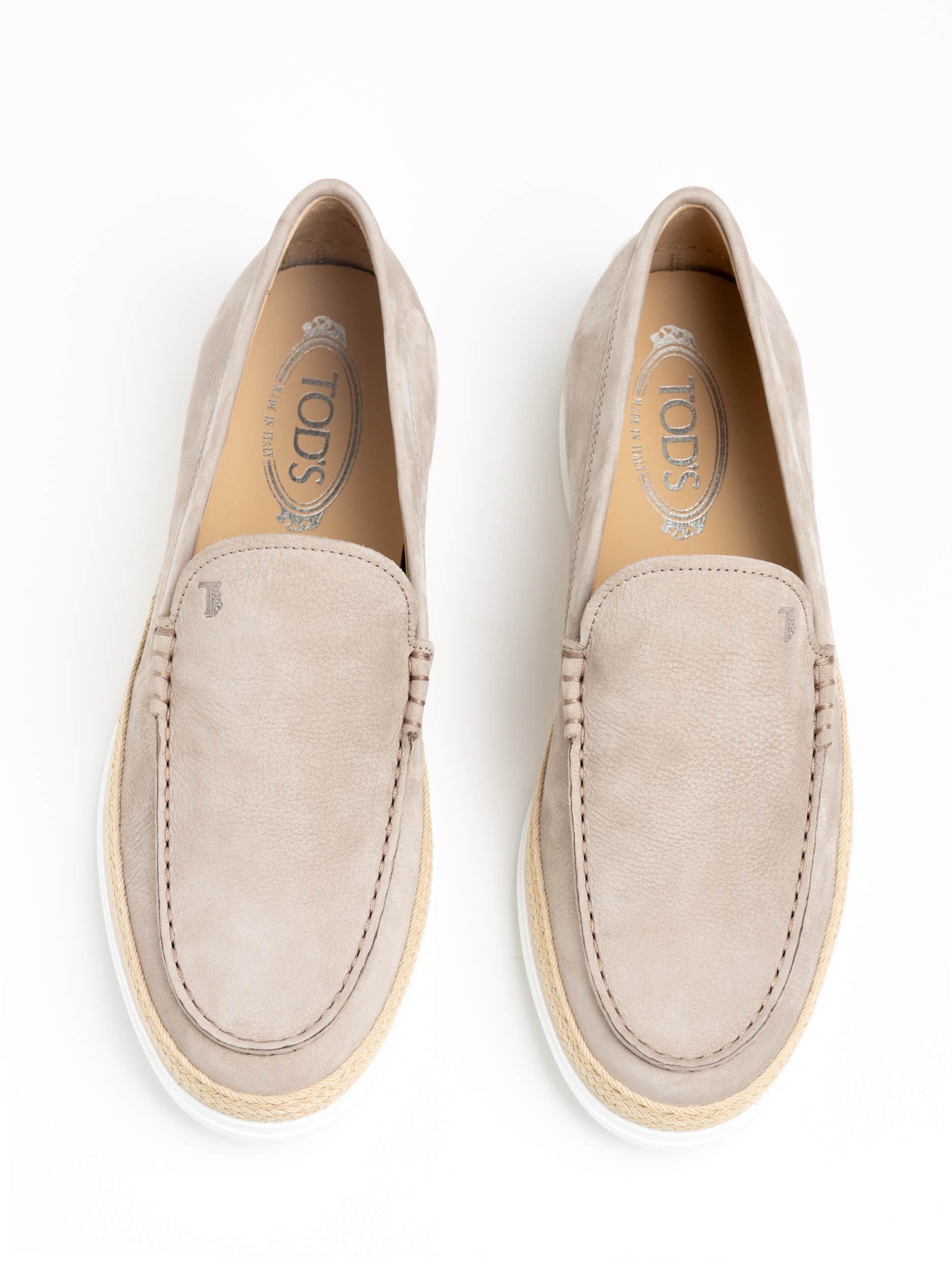 Grey Nubuck Slip-On