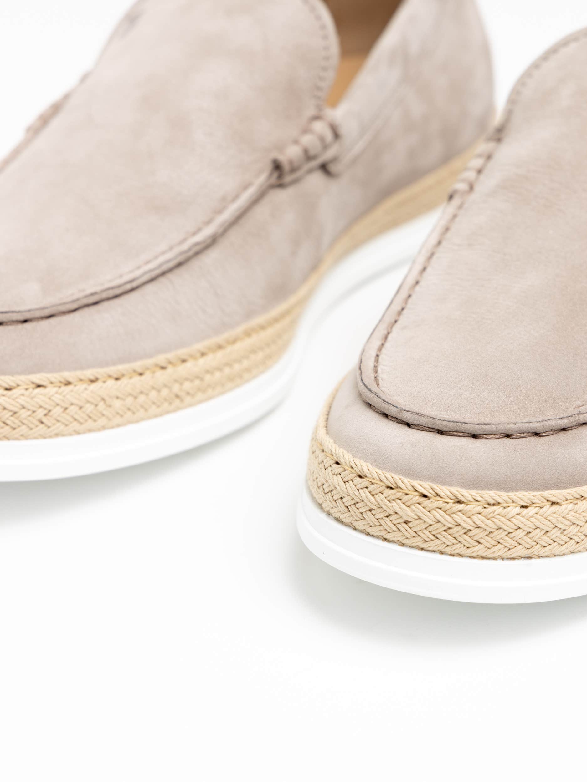 Grey Nubuck Slip-On