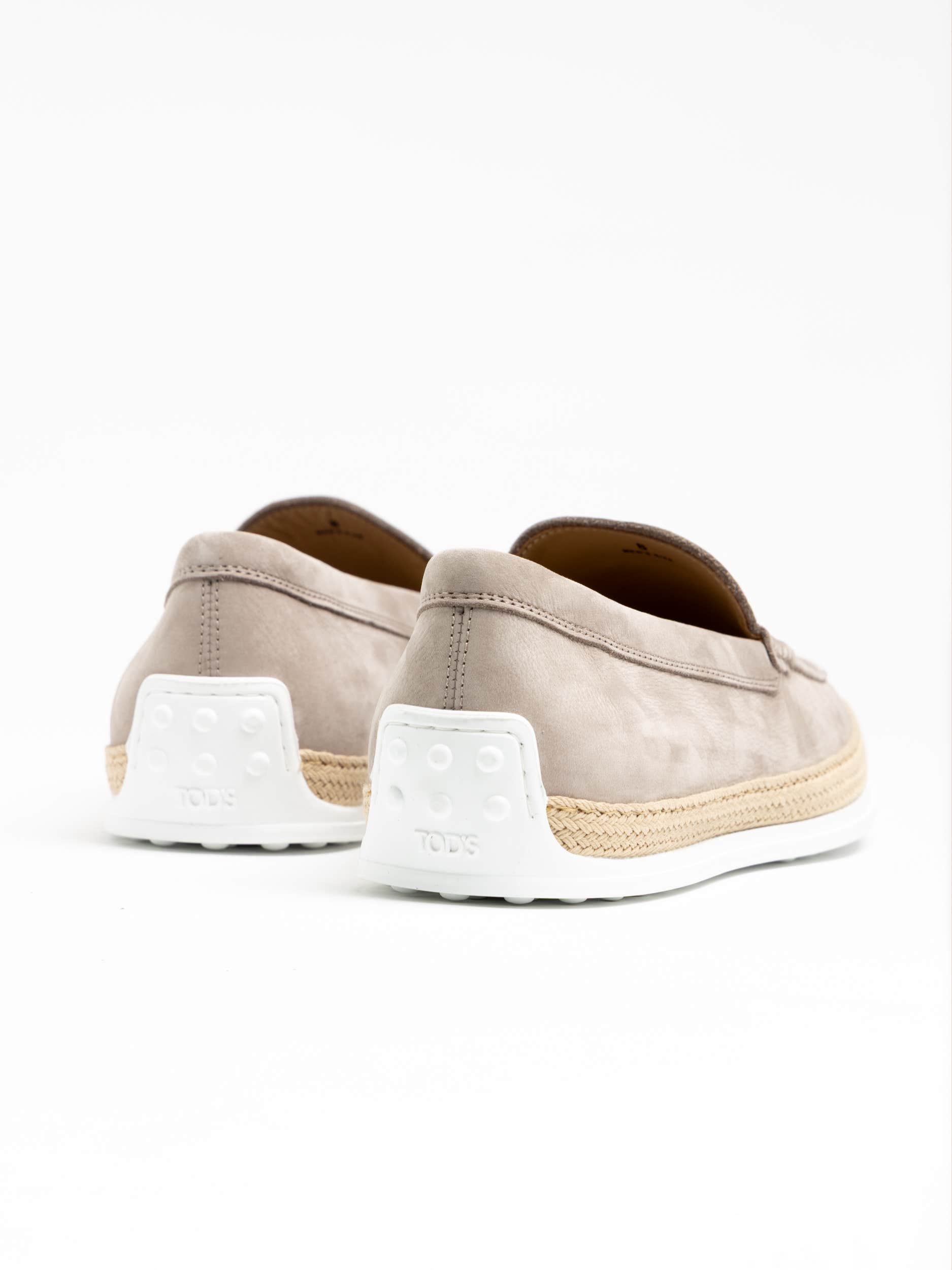 Grey Nubuck Slip-On