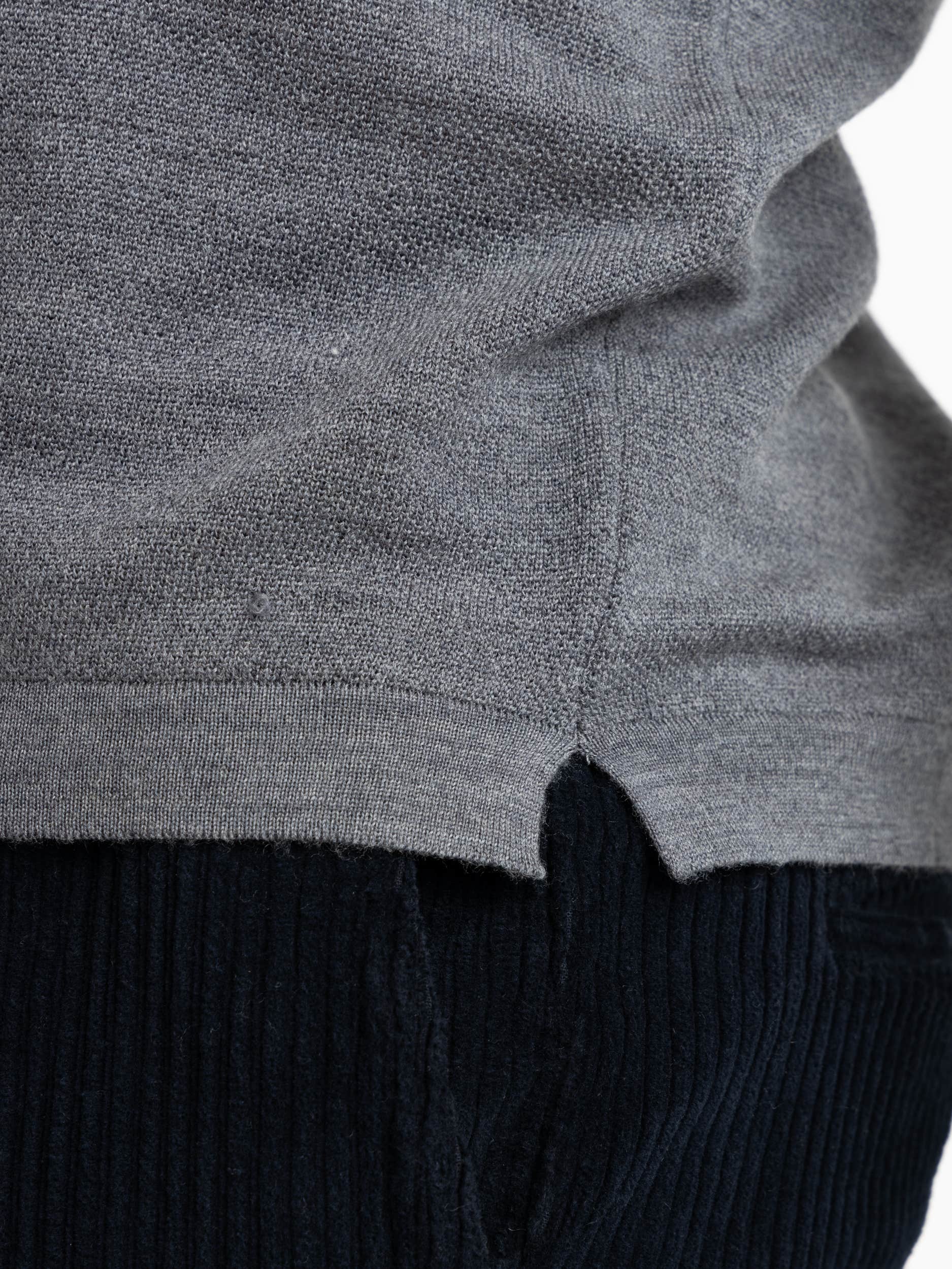 Charcoal Merino Hoodie