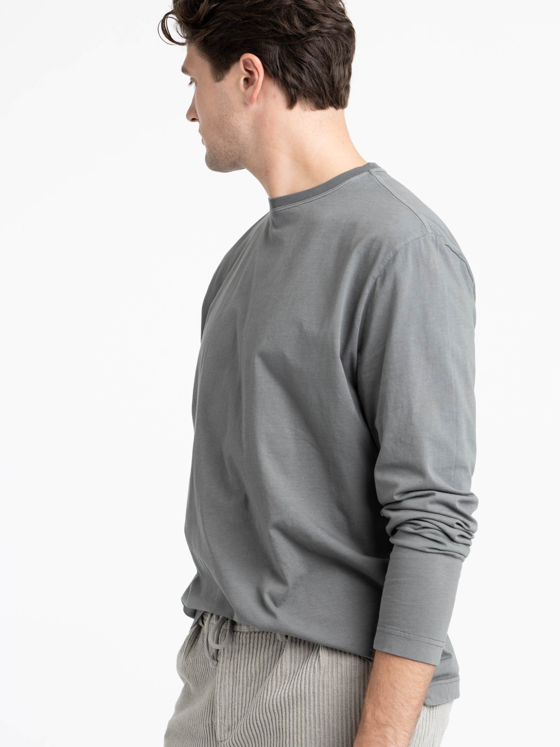 Grey Jersey Cotton Shirt
