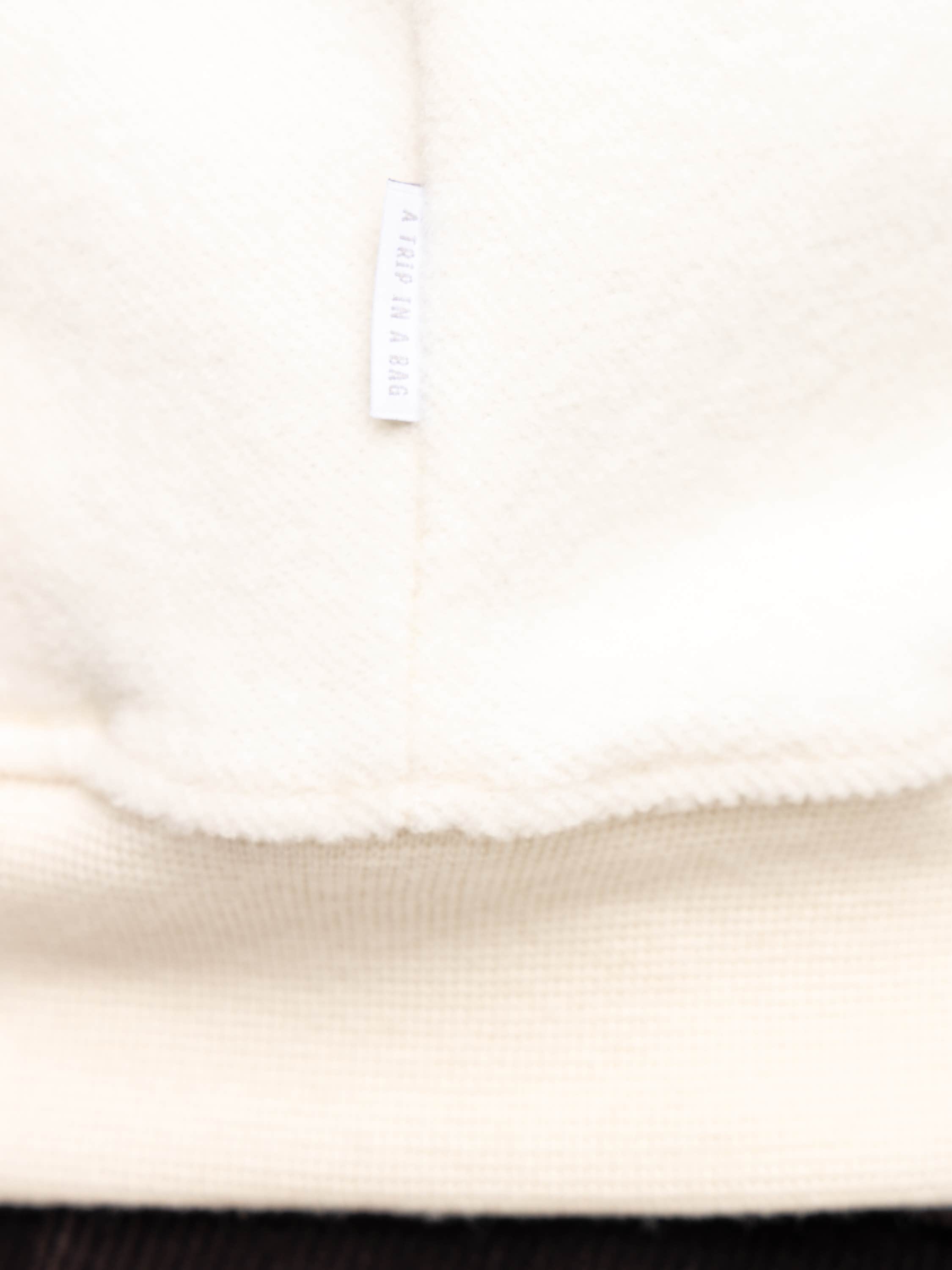 Ivory Blouson Wool-Cotton Jacket