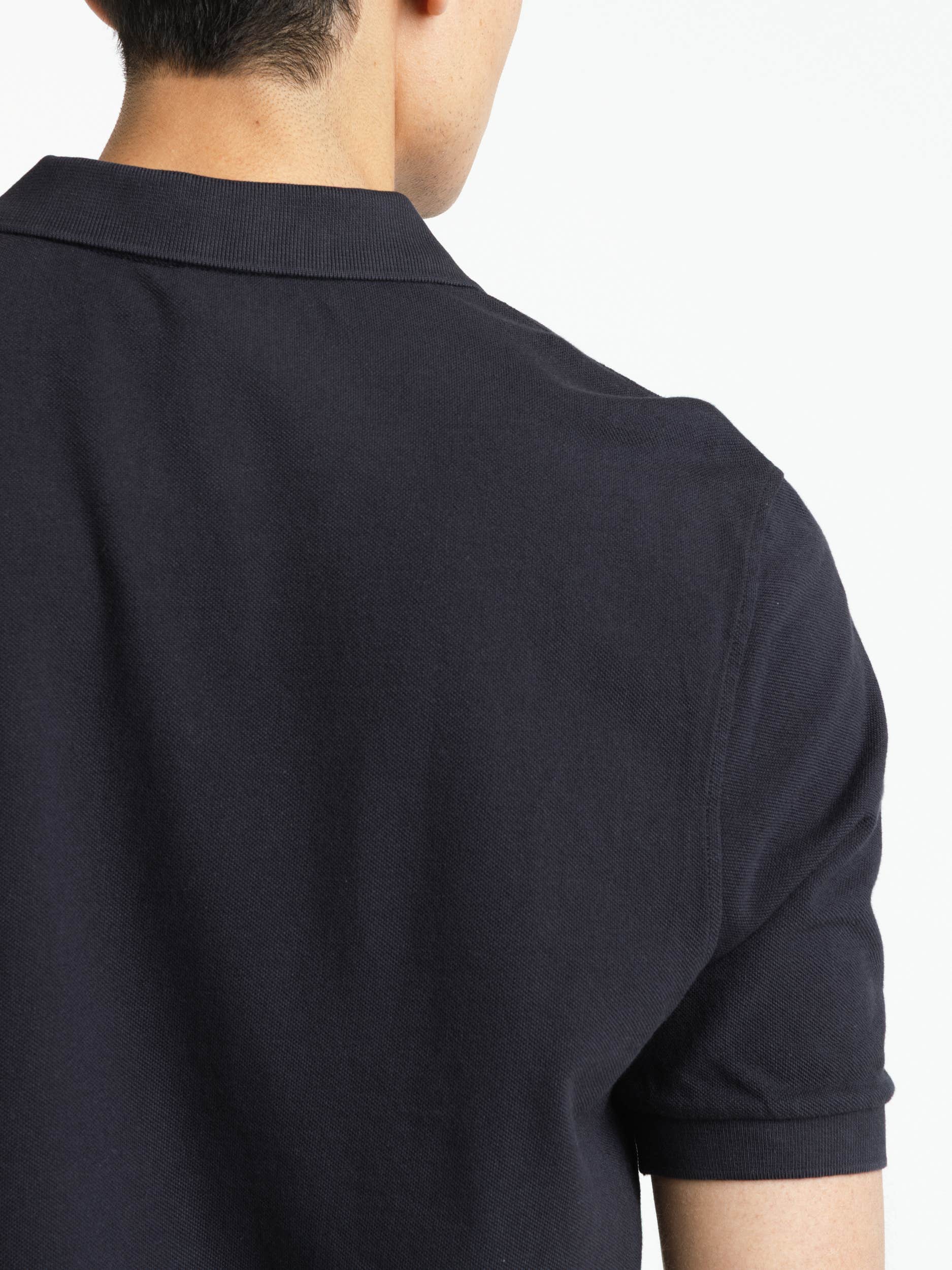 Navy Johnny Polo Cotton Shirt
