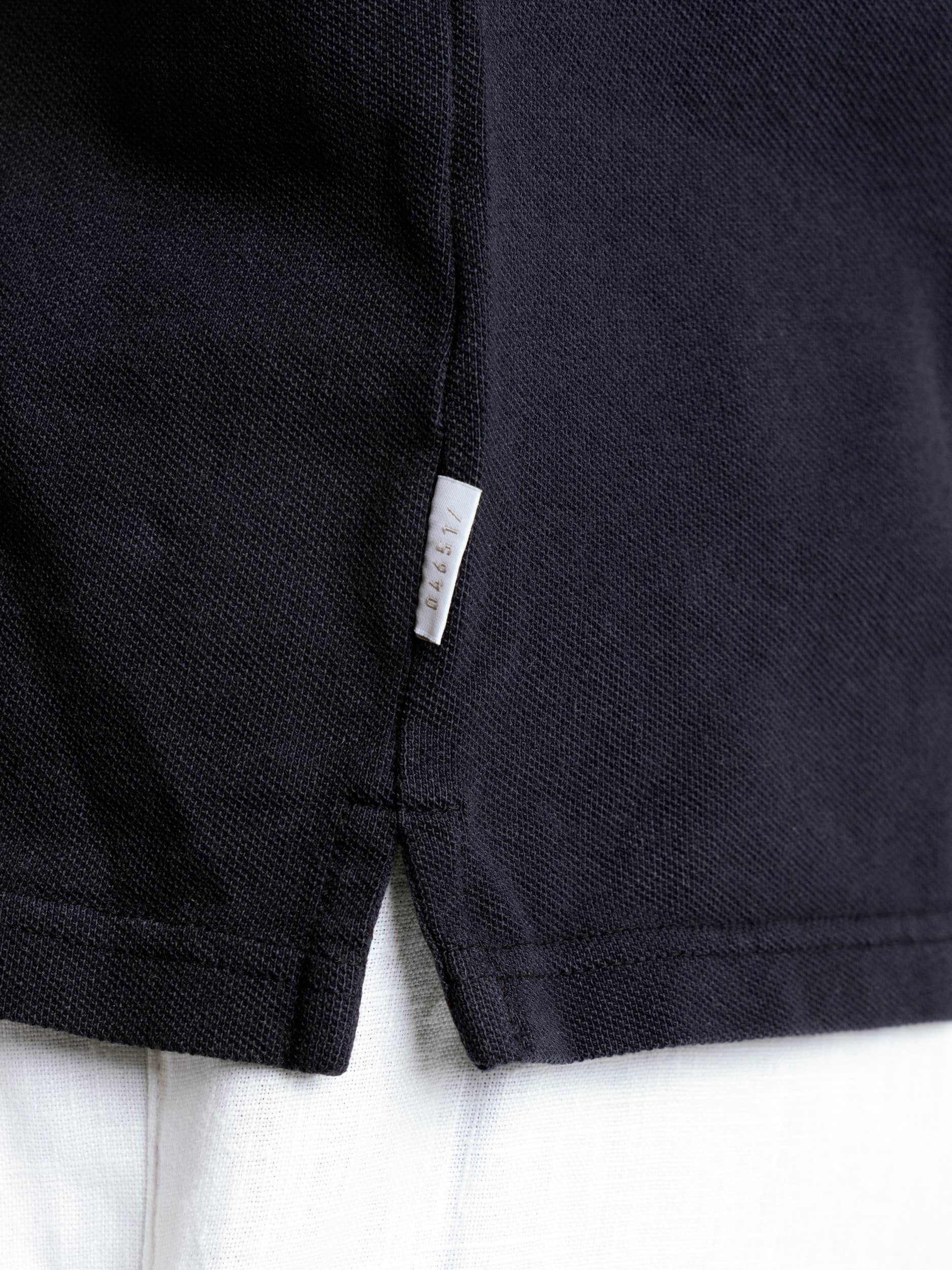Navy Johnny Polo Cotton Shirt