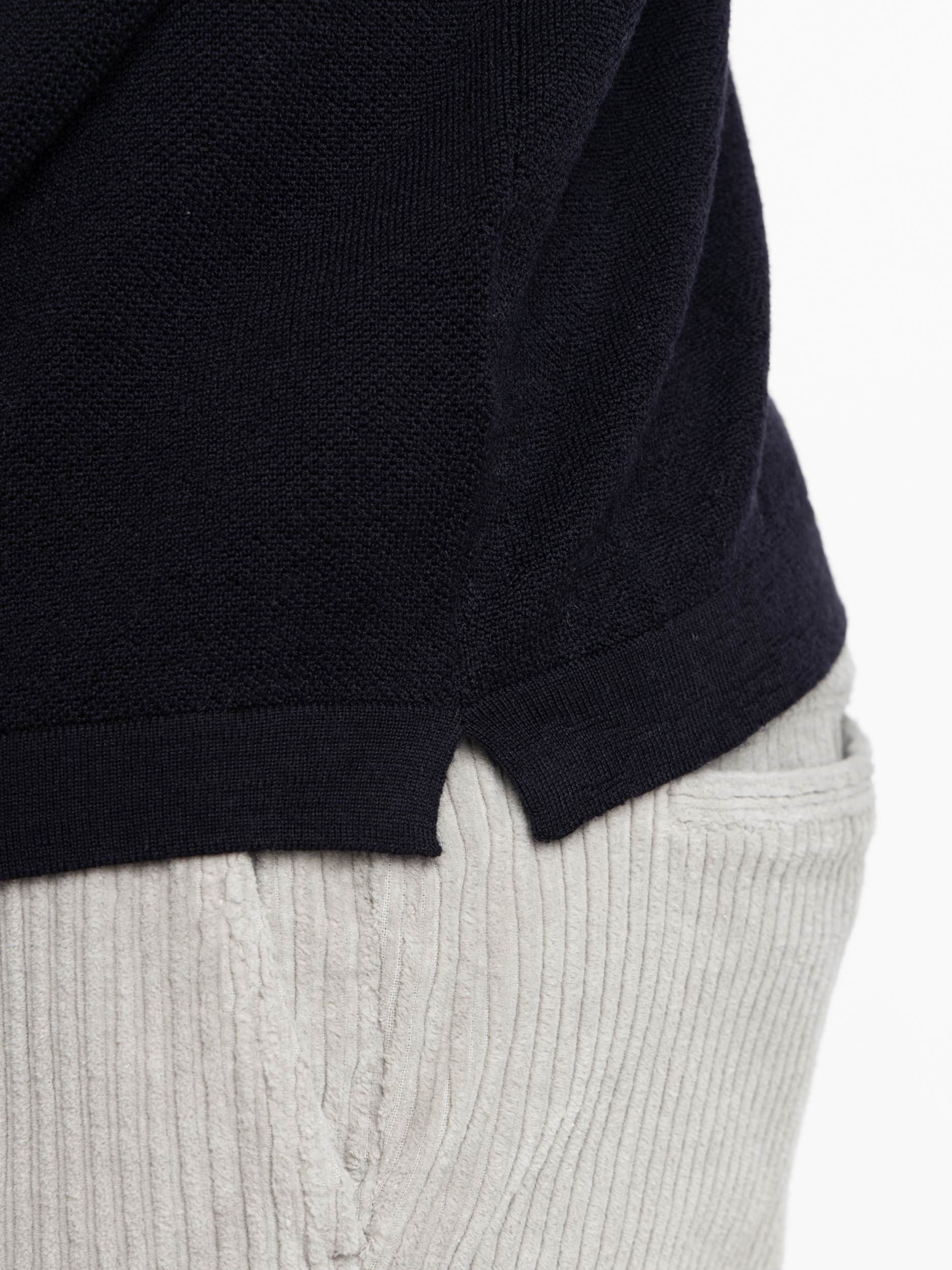 Navy Merino Crewneck