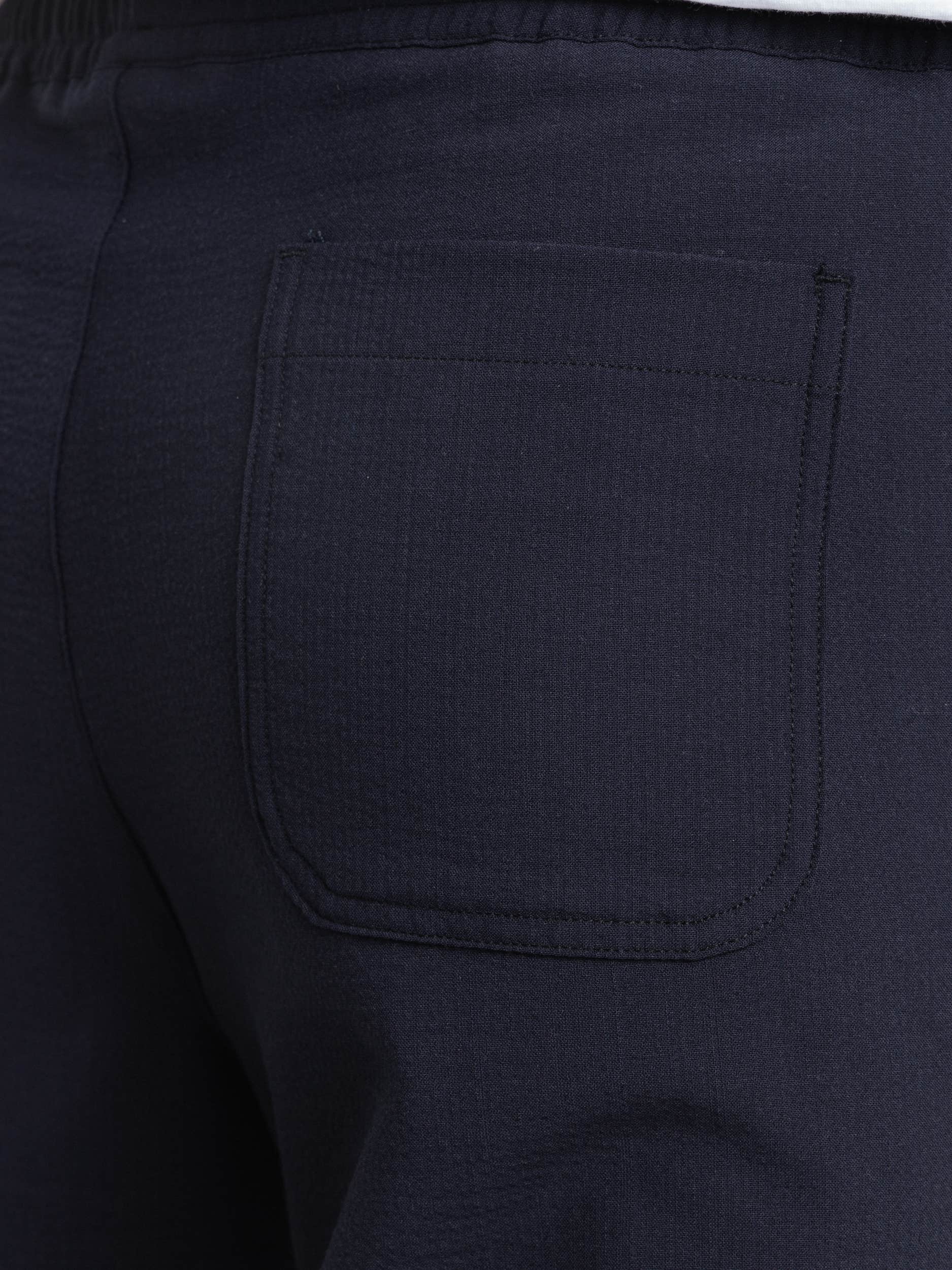 Navy Seersucker Trouser