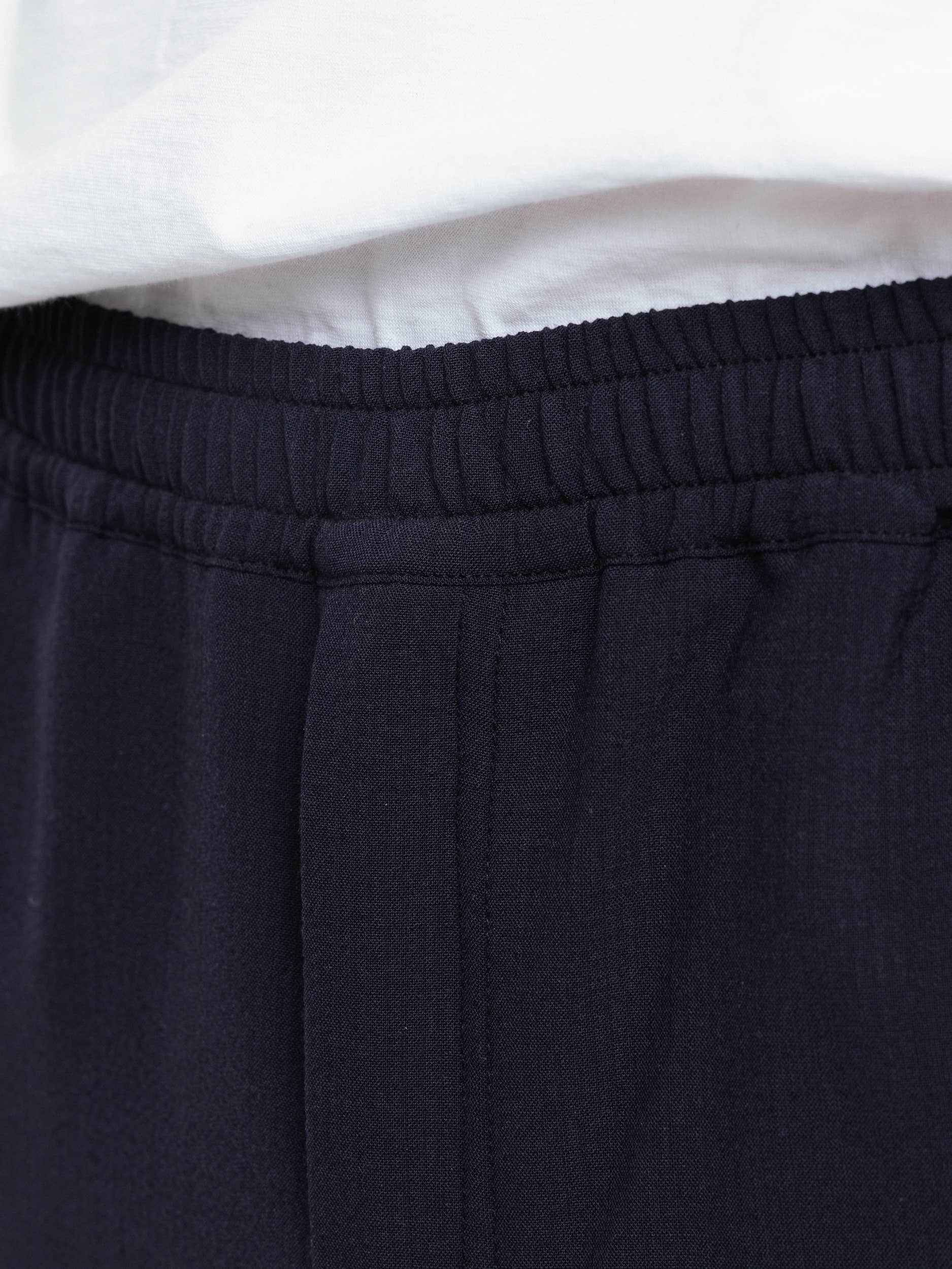 Navy Seersucker Trouser