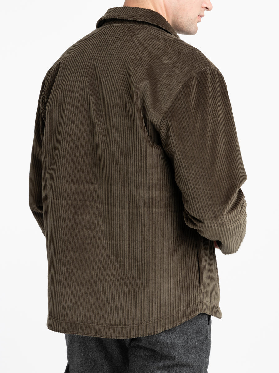 Olive Green Corduroy Reversible Overshirt – The Helm Clothing