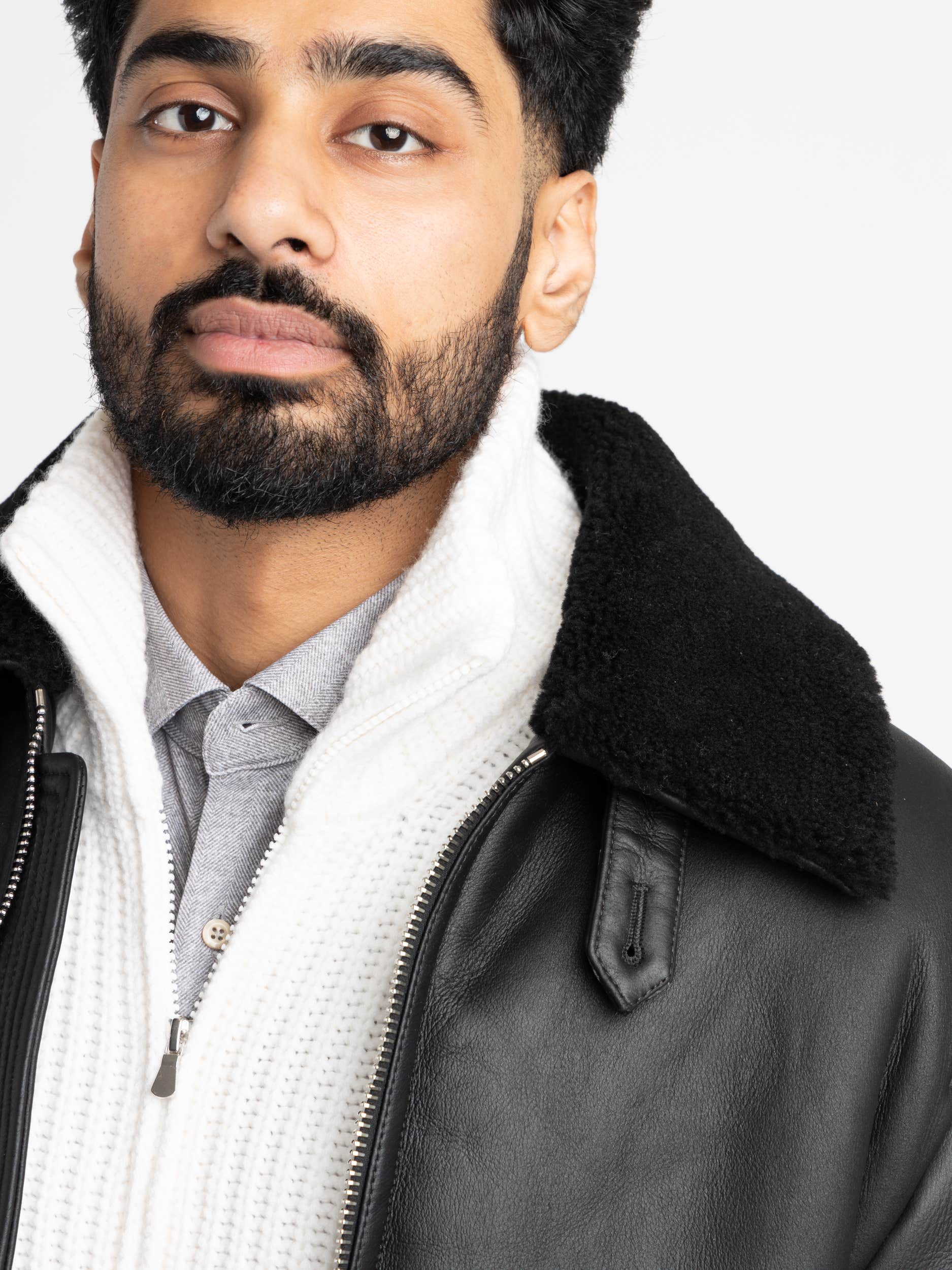 Black Shearling Jacket