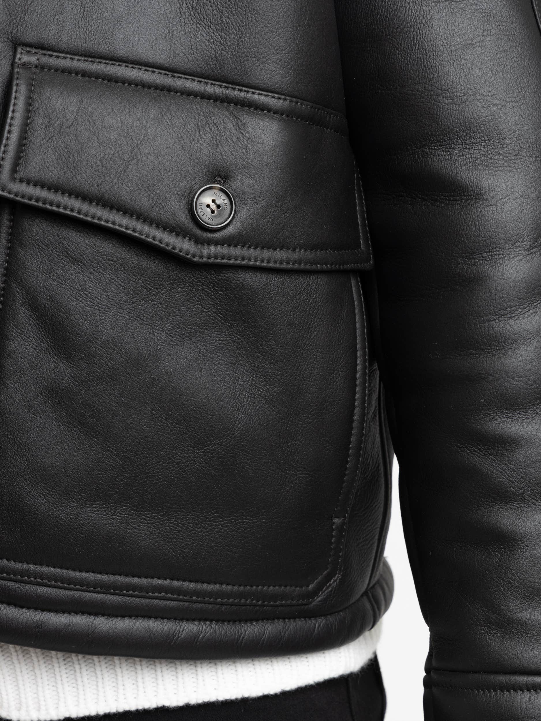 Black Shearling Jacket