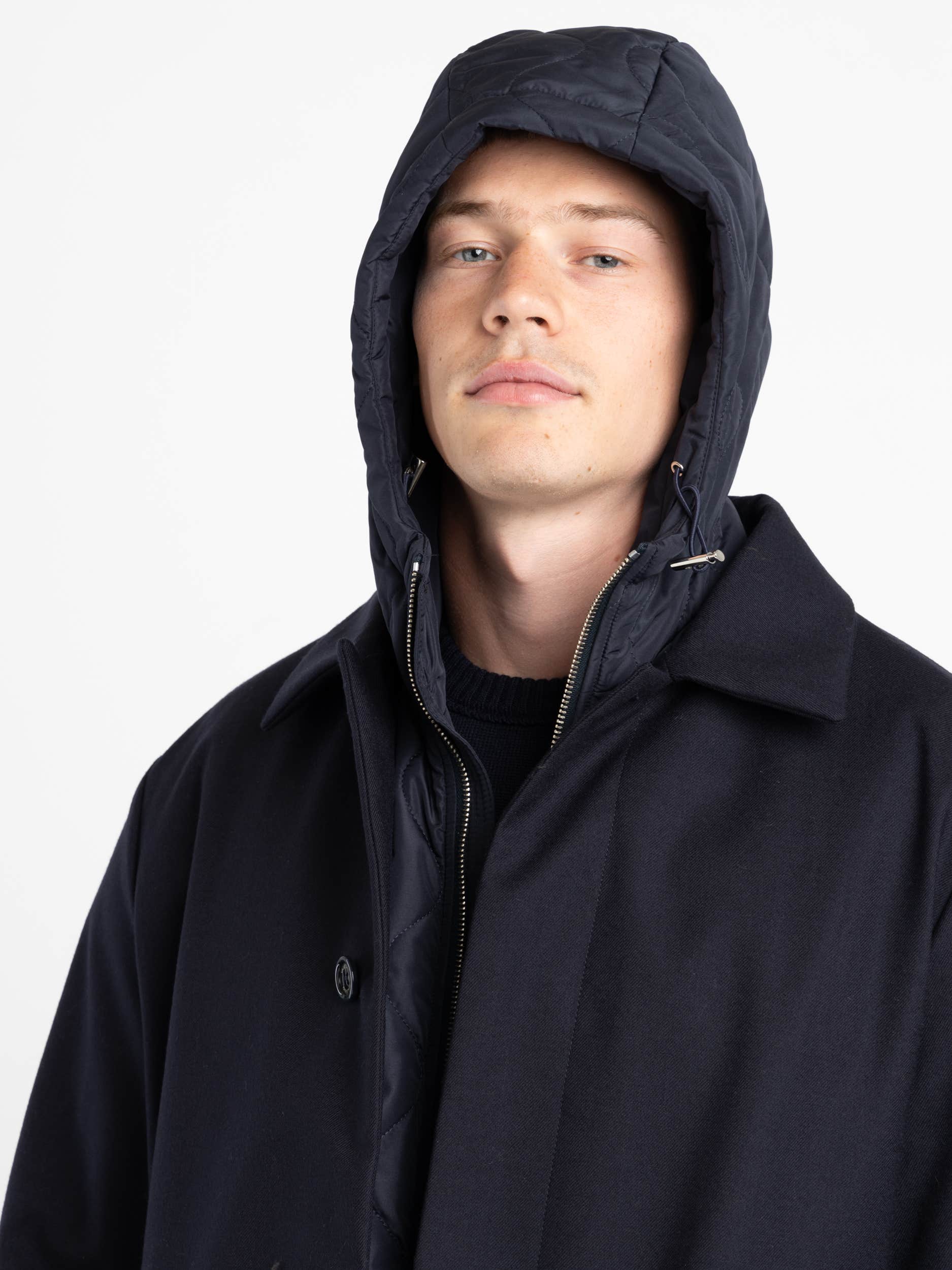 Navy Trench Coat