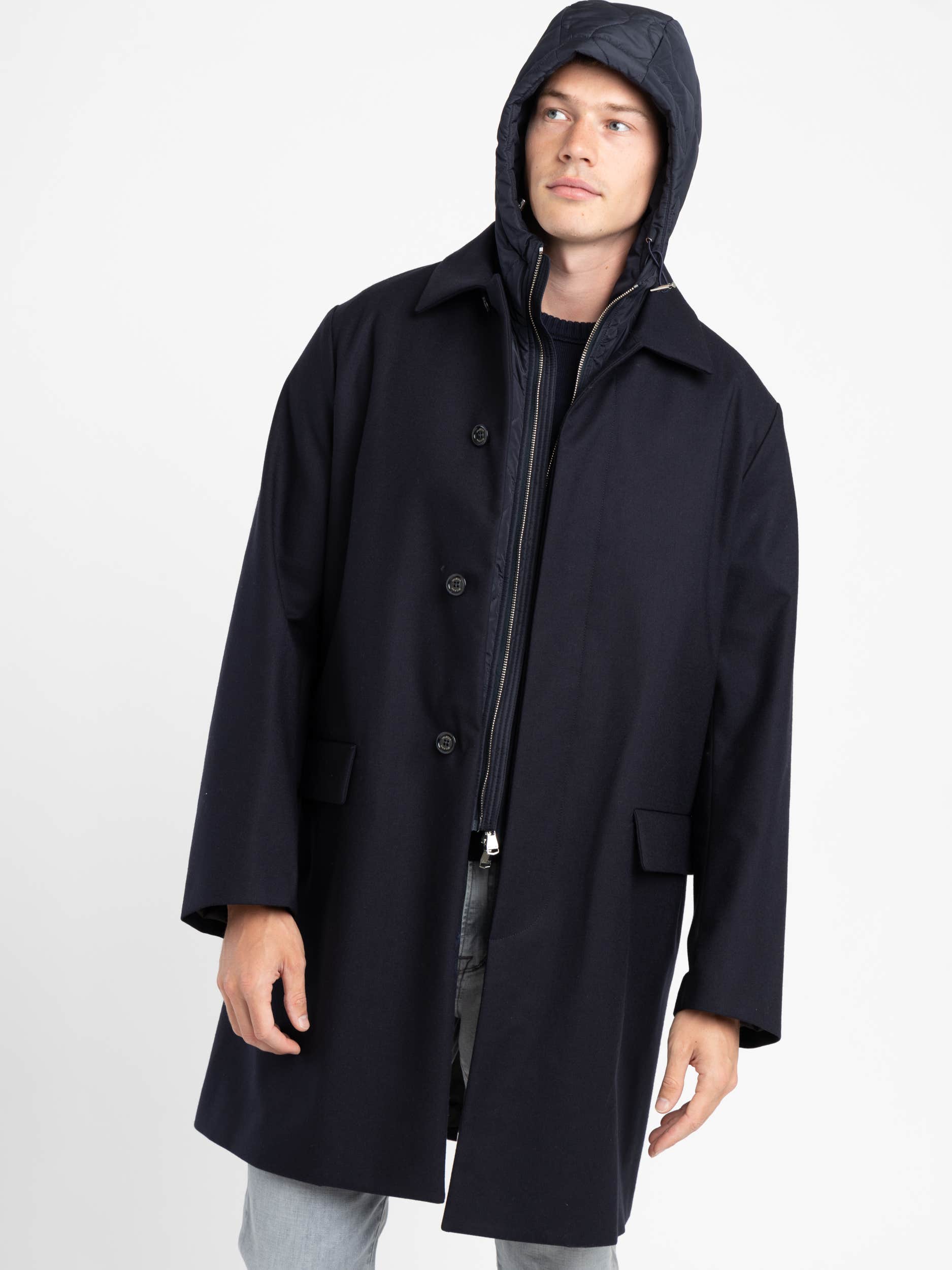 Navy Trench Coat