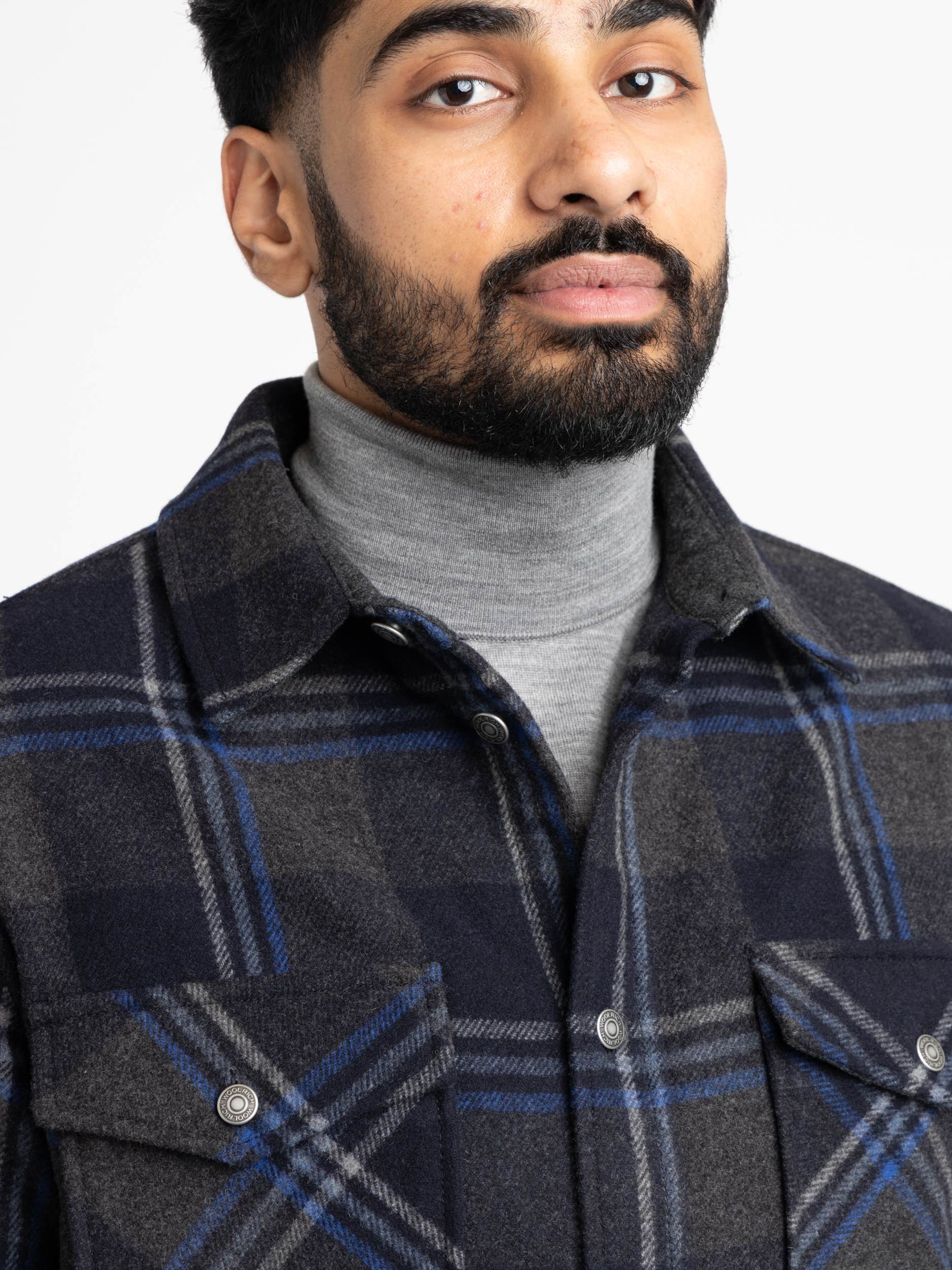Grey Alaskan Melton Overshirt