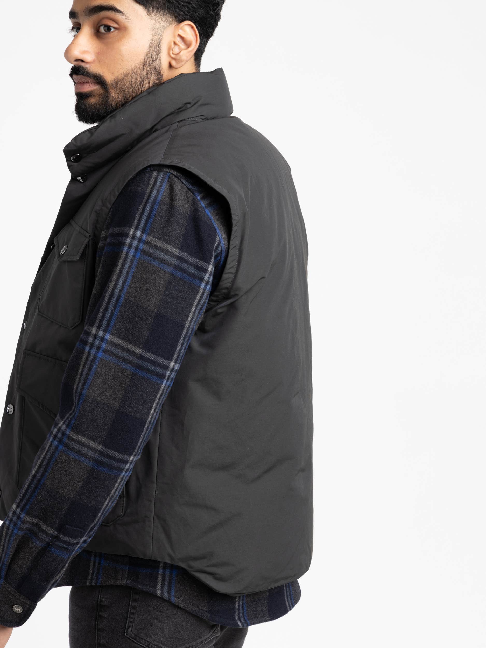 Grey Half Moon Vest