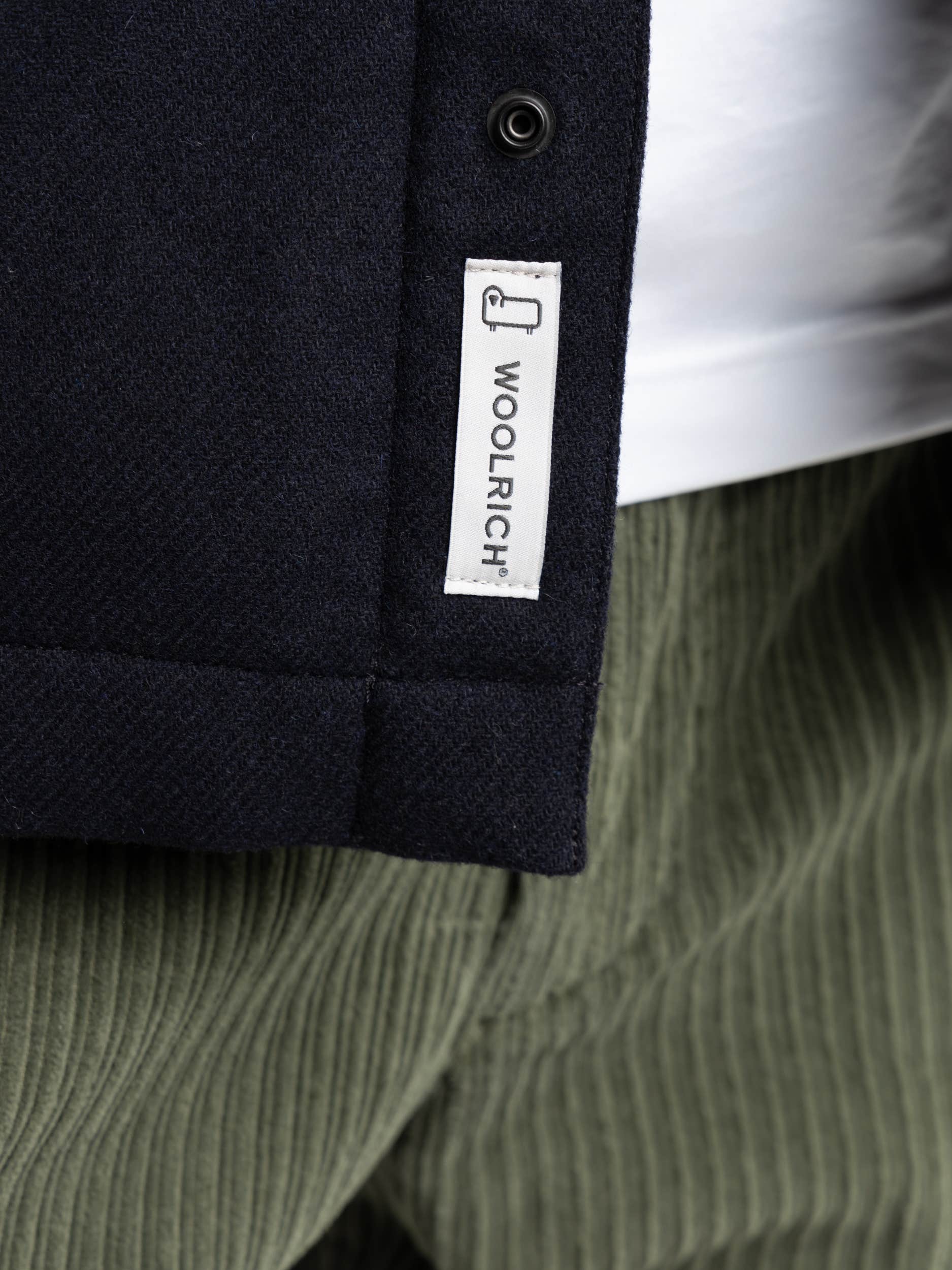 Navy Alaskan Wool Overshirt