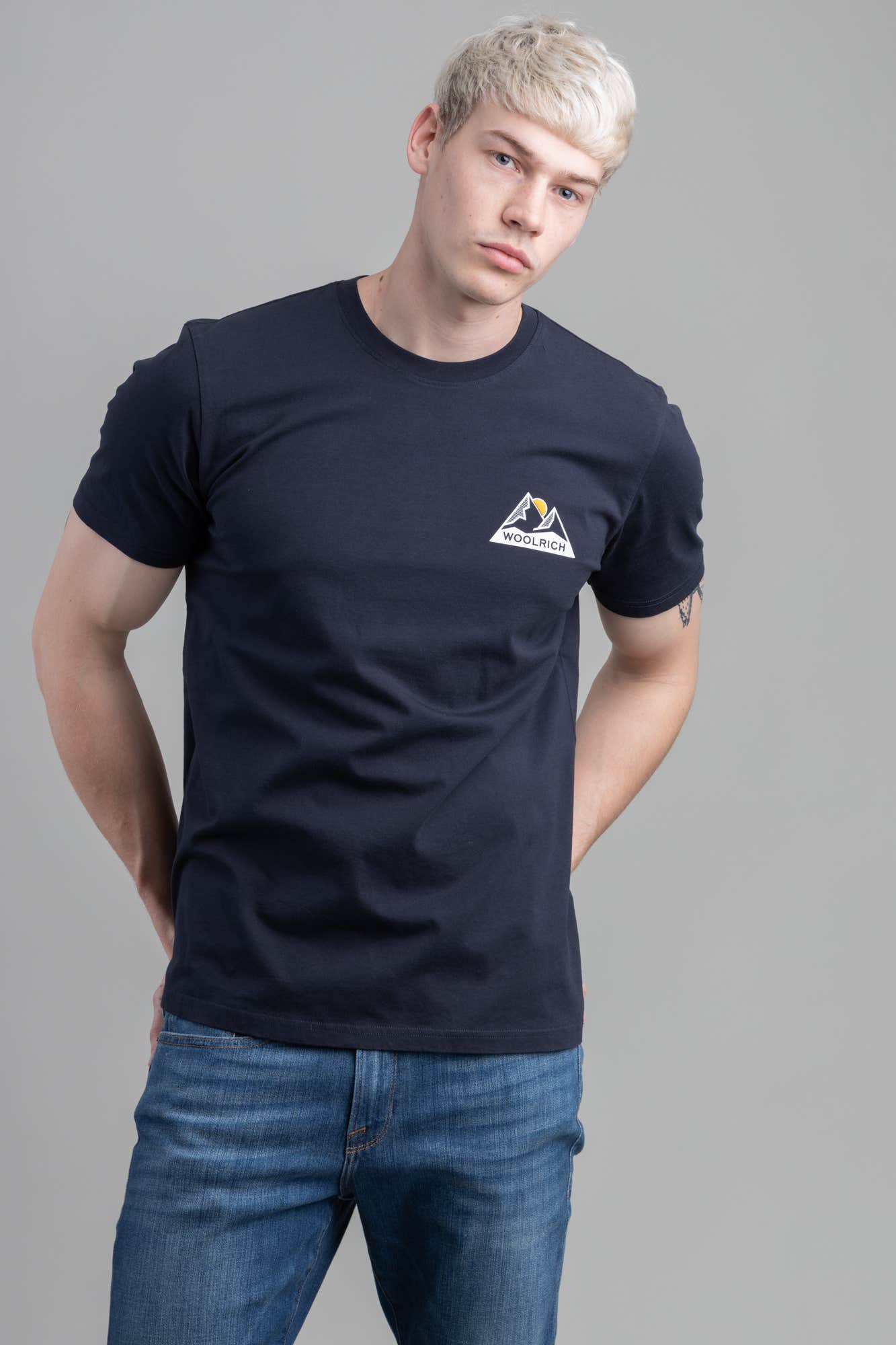 T-Shirt with Mountain Logo