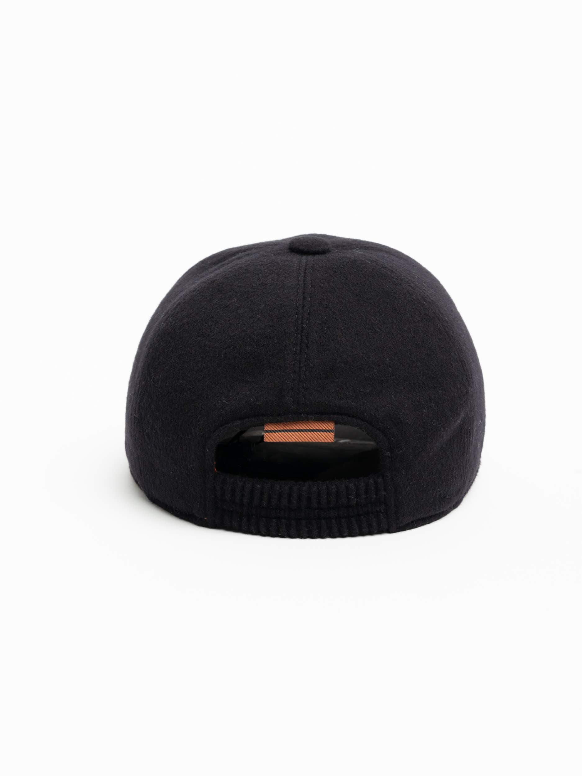 Black Oasi Cashmere Baseball Cap